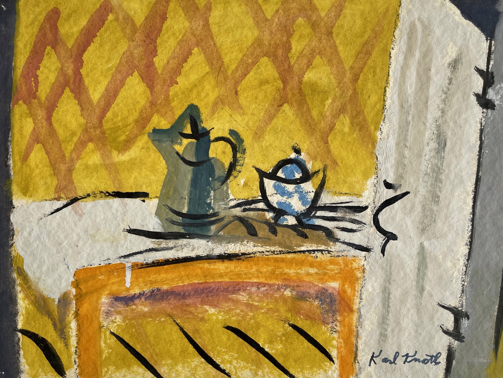 Tea Pot Coffee Pot by Karl Knaths