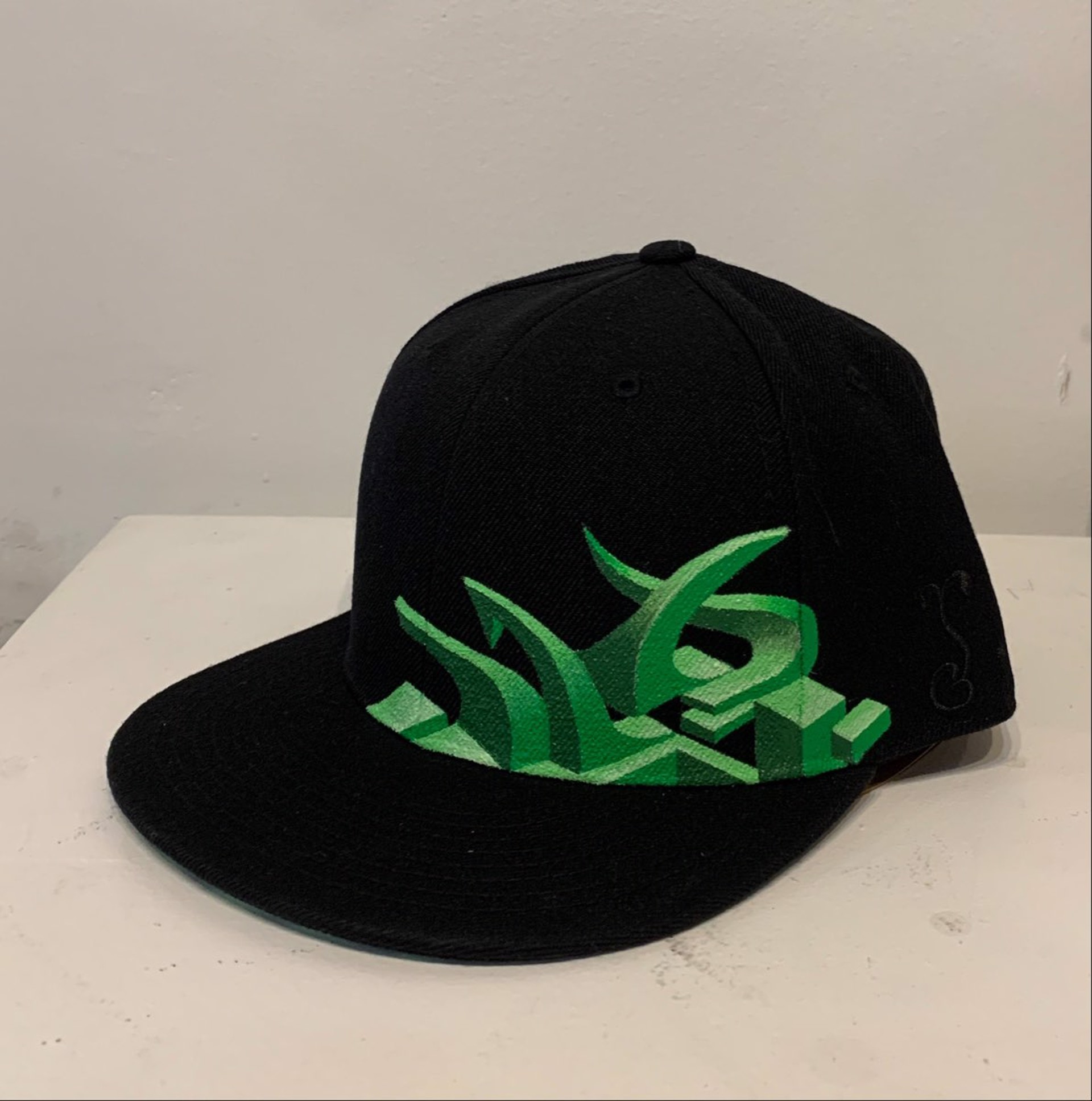 Green Flame Hat by Tyler Riston