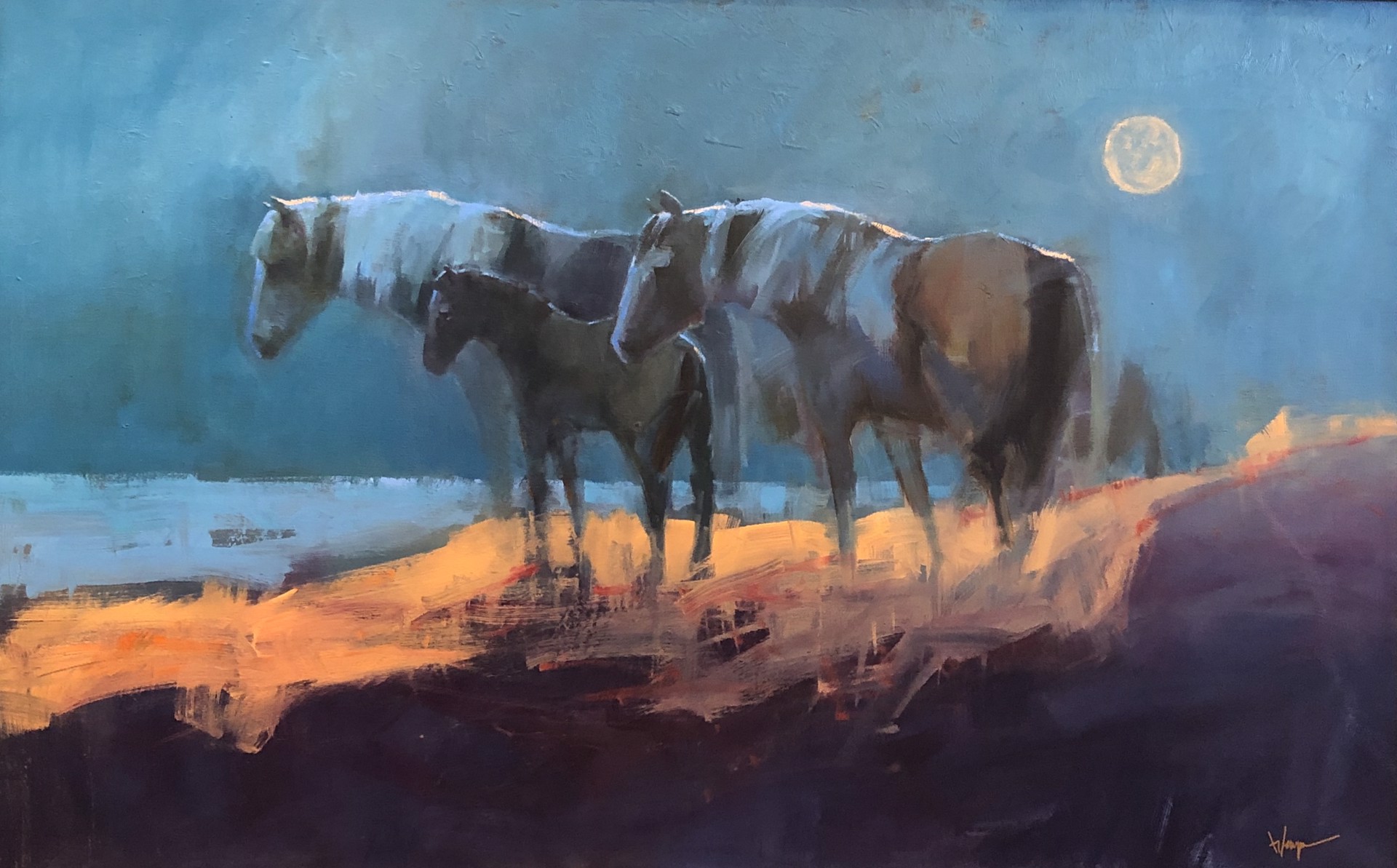 Mustang Moon by Shirle Wempner