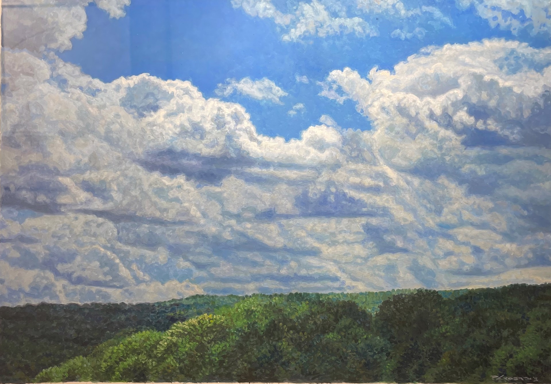 Blue Ridge Sky Study by Peter Krobath