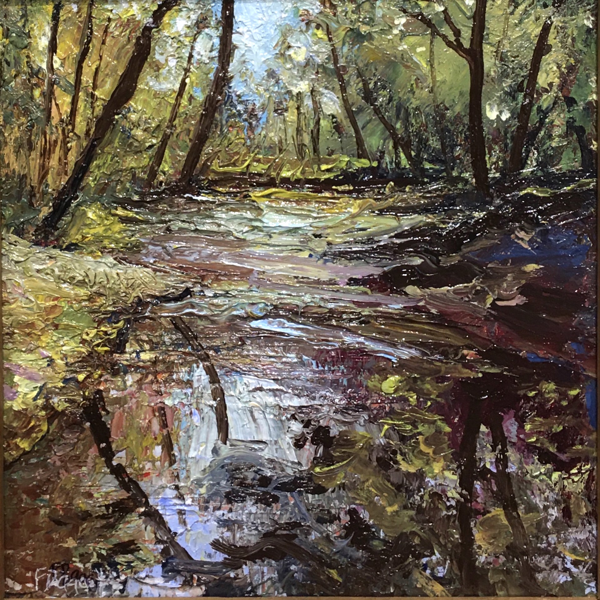 Creek Reflections by Frank Baggett