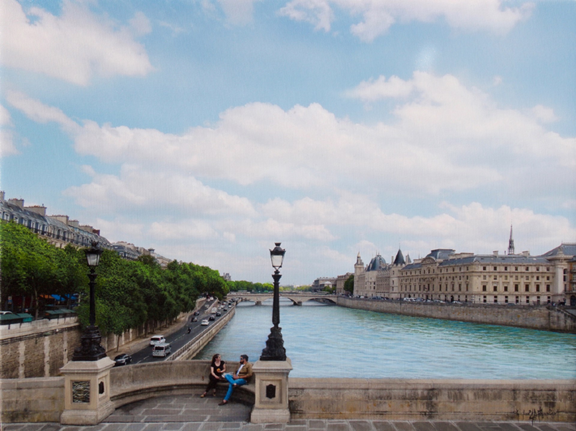 A Beautiful day in Paris by Michael A. F. Gumbert