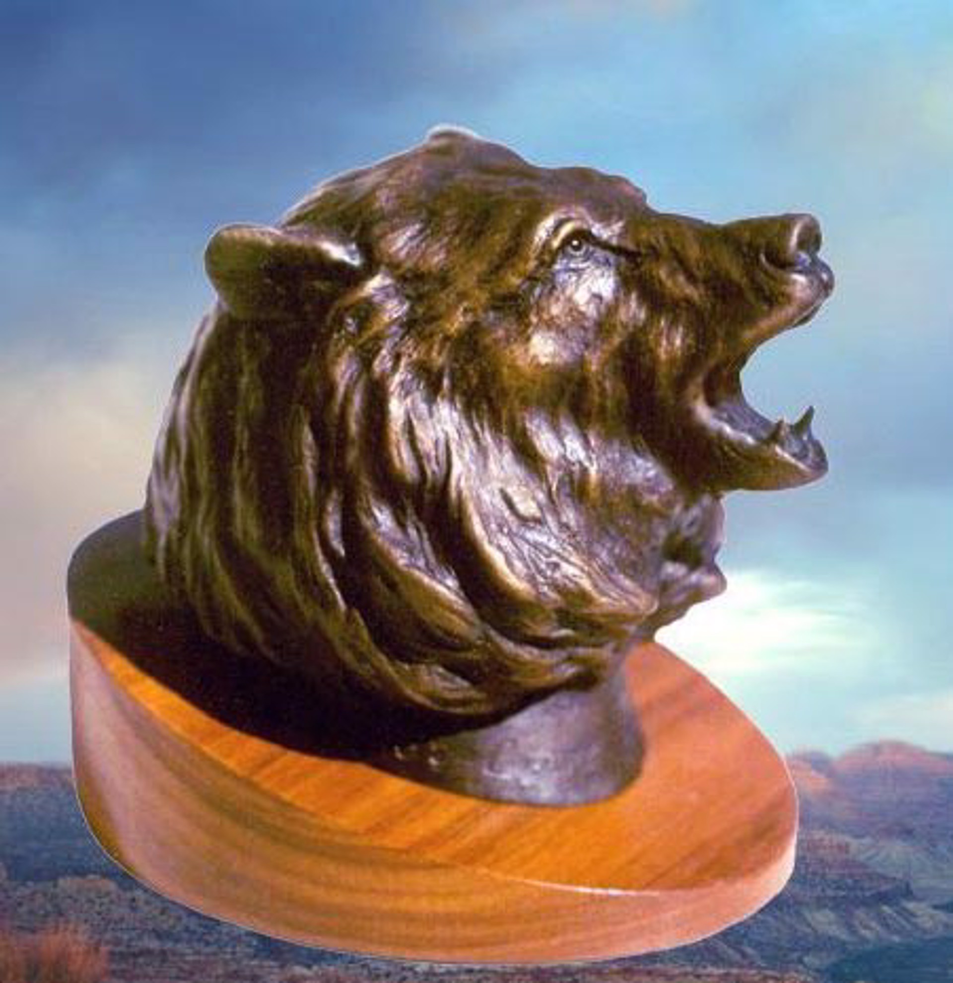 Grizzly Bust by Clark Bronson