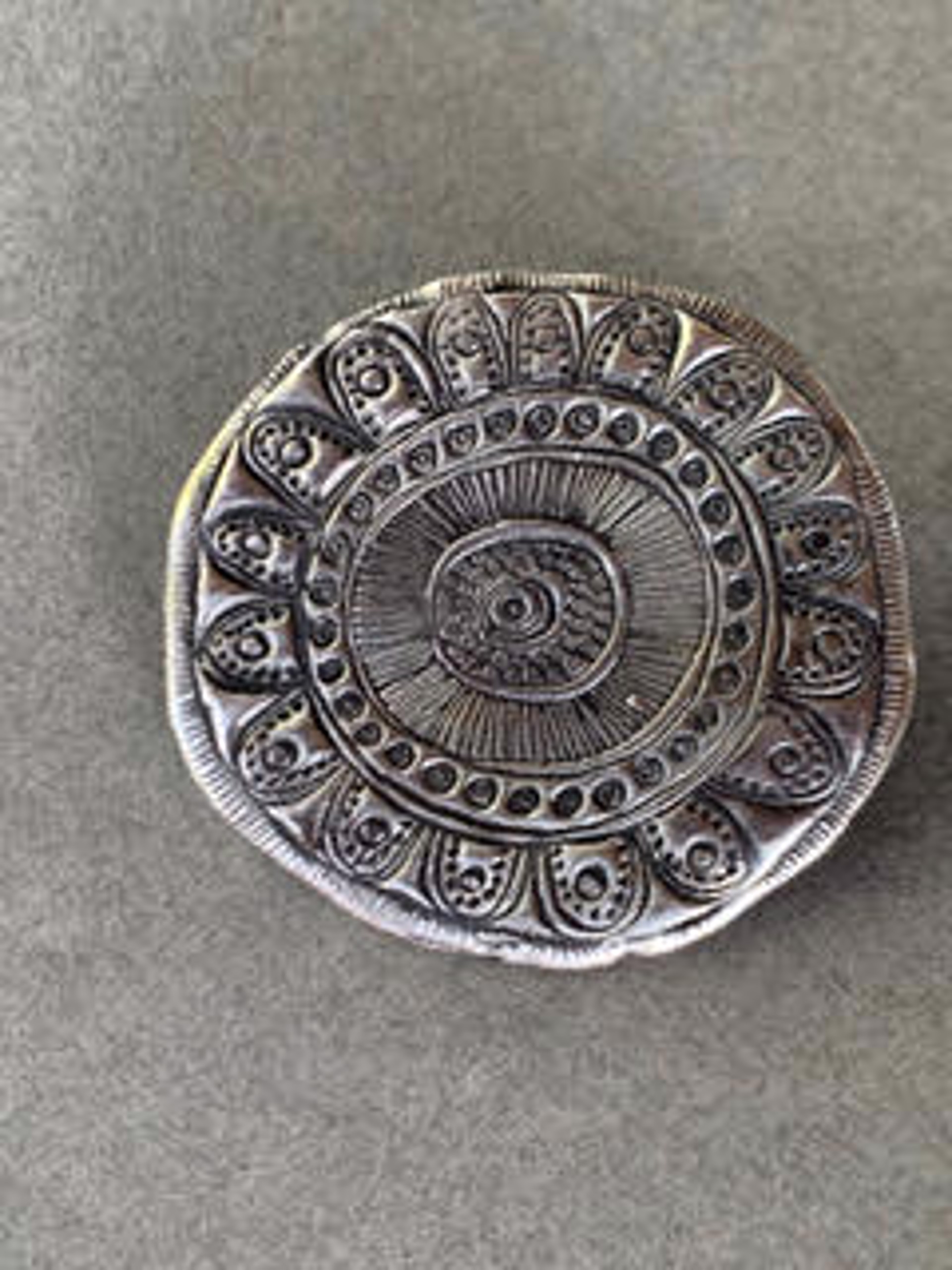 Pendant - Mandala sterling silver AC 210 by Annette Campbell
