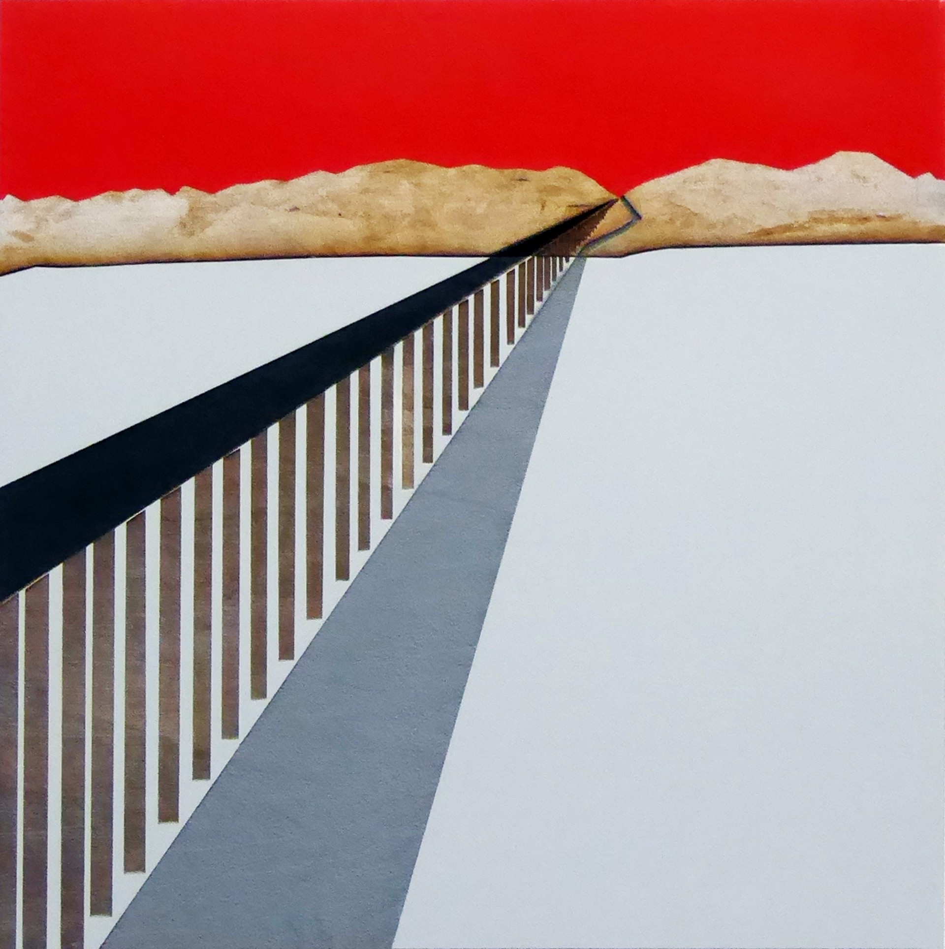 Desert Borderlands - The Wall by Robert Fogel