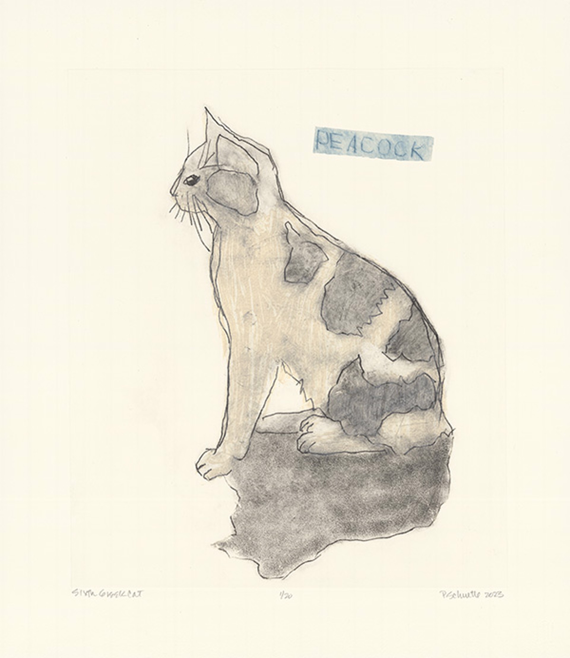 Sixth Greek Cat by Paula Schuette Kraemer