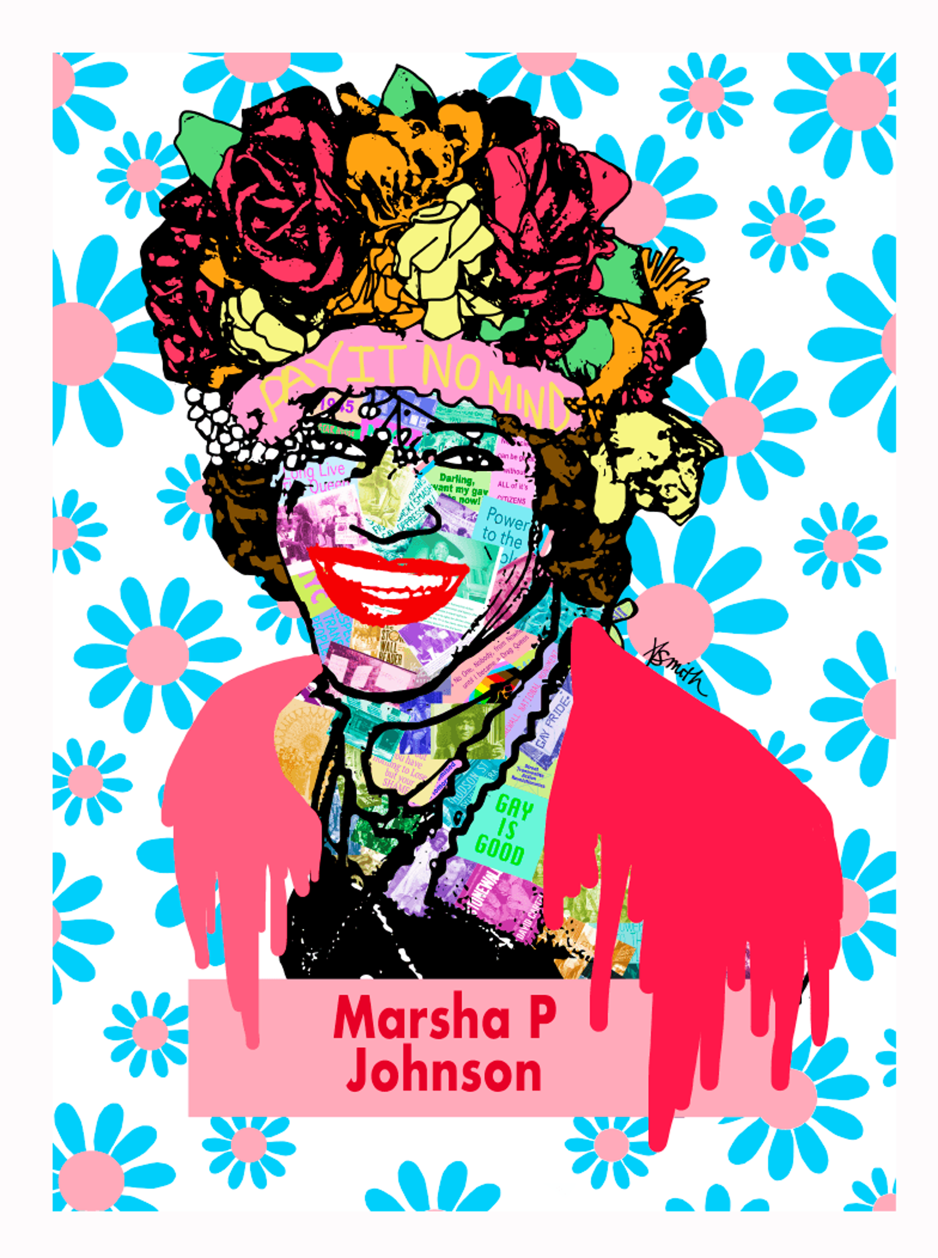 Icon Figures Series - Marsha P. Johnson by Amy Smith