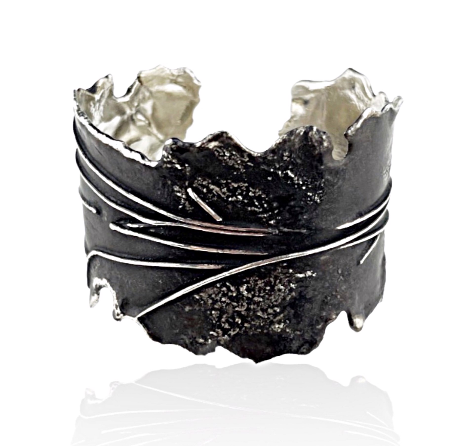 Fused Argentium Cuff by Terry Williams Brau