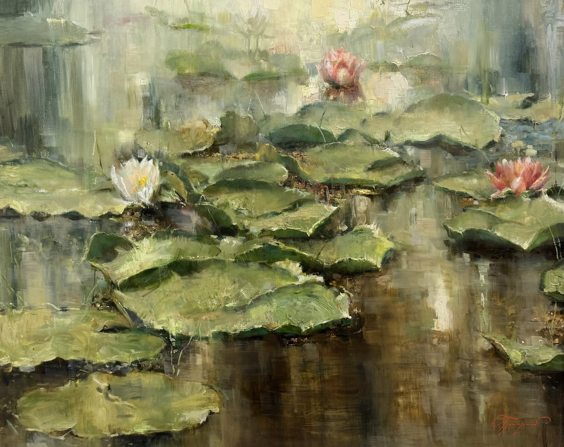 Water Lillies by Oleg Trofimov