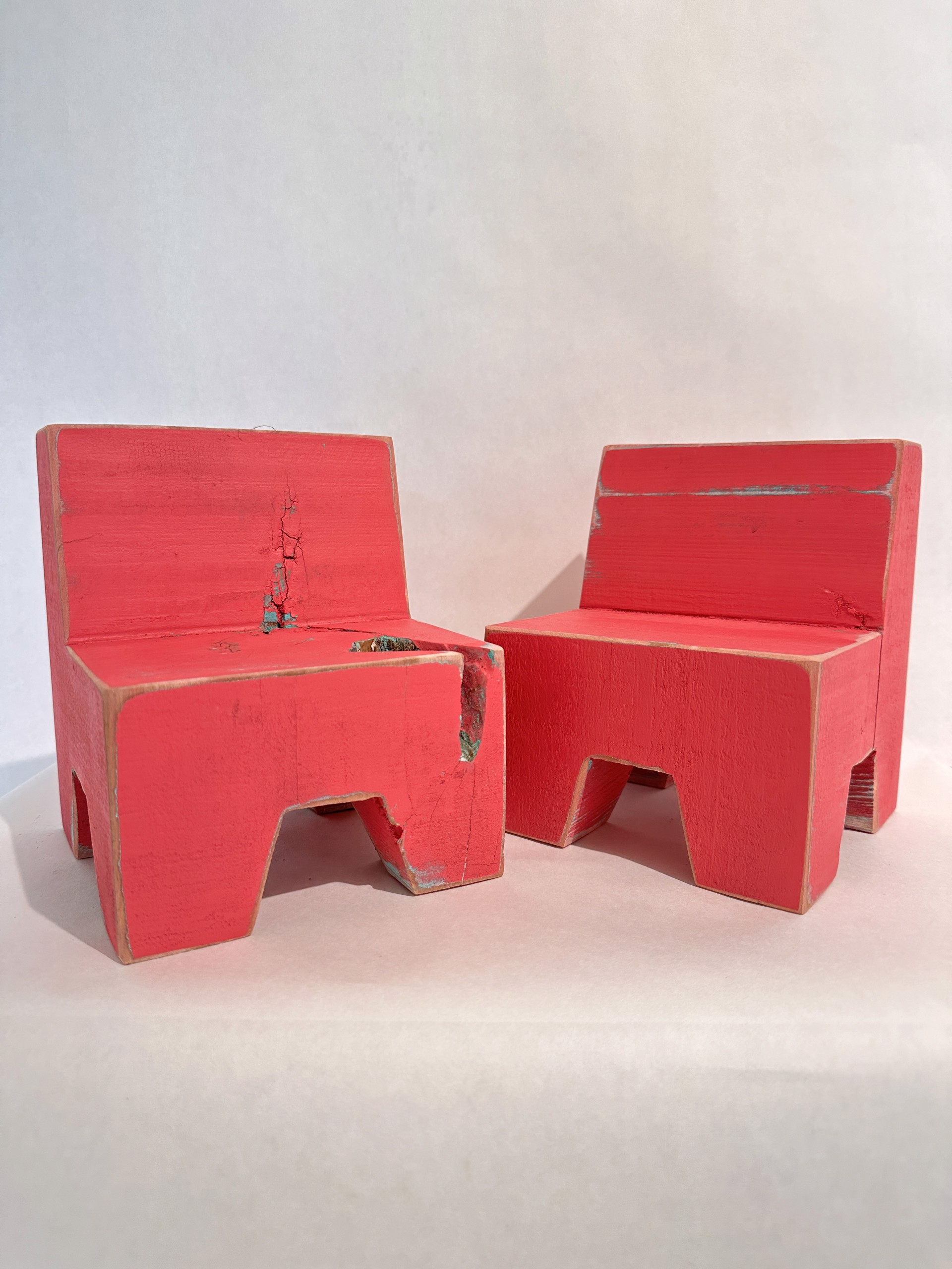 Chair Pair bookends by Ellie Richards