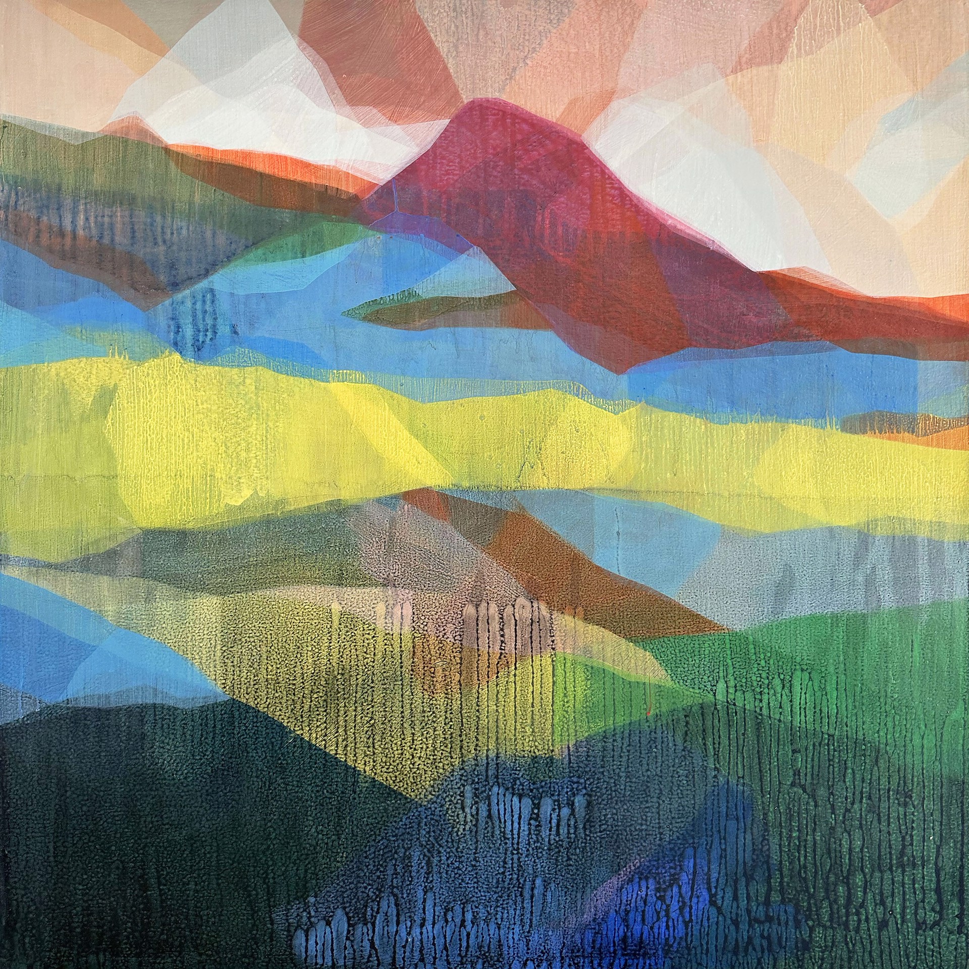 (uhuru) lava fields + kanahena by Katherine Sandoz