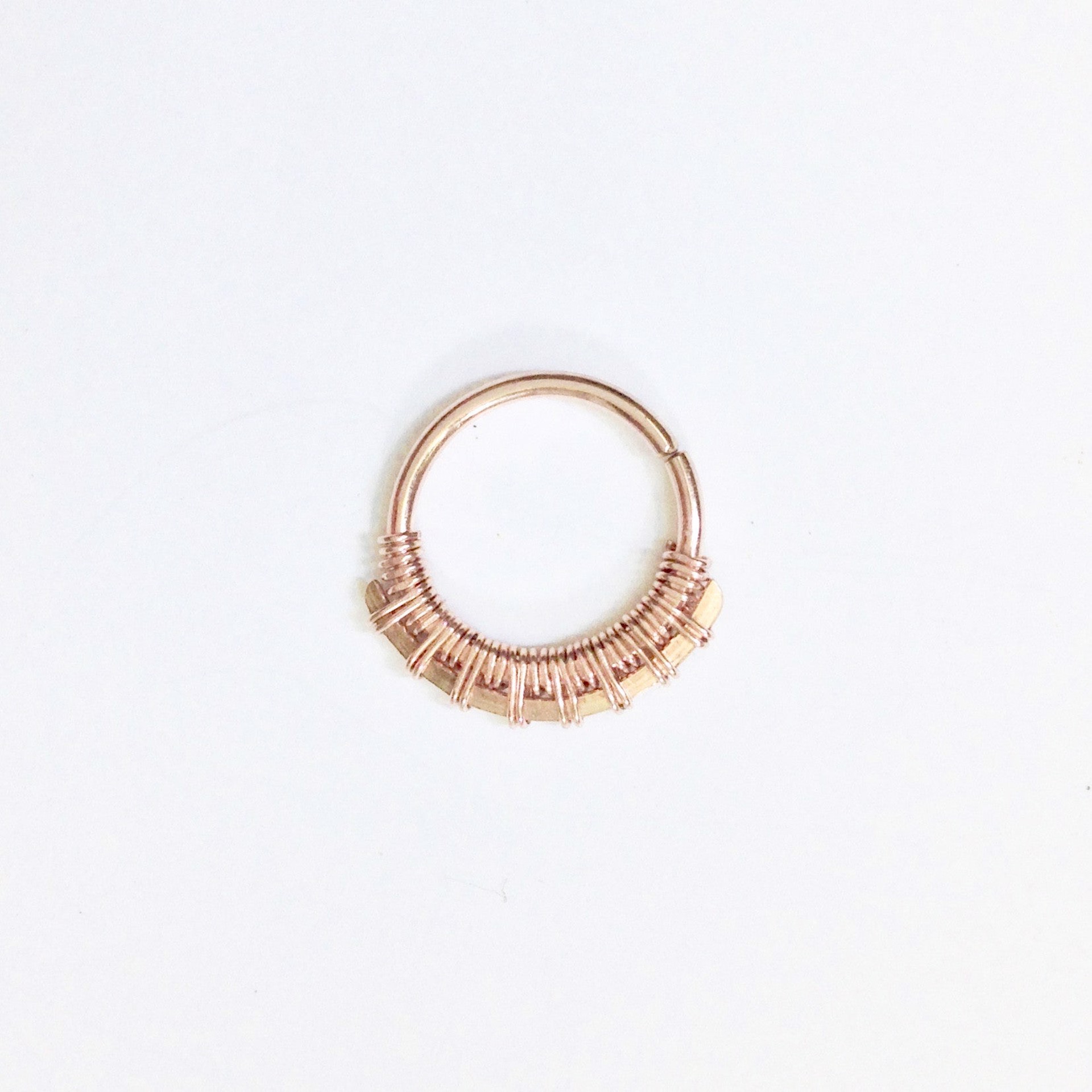 Sundara Septum Ring- Gold - 6mm / 20 by Clementine & Co. Jewelry