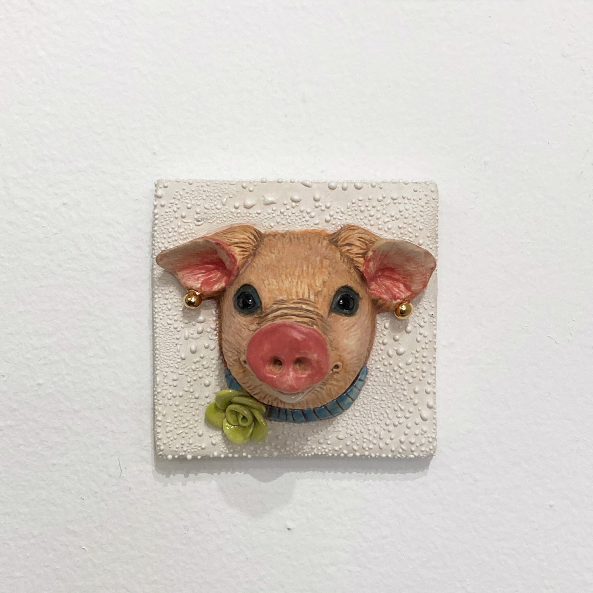 Pet Tile Miss Piggy by Rumi Poling