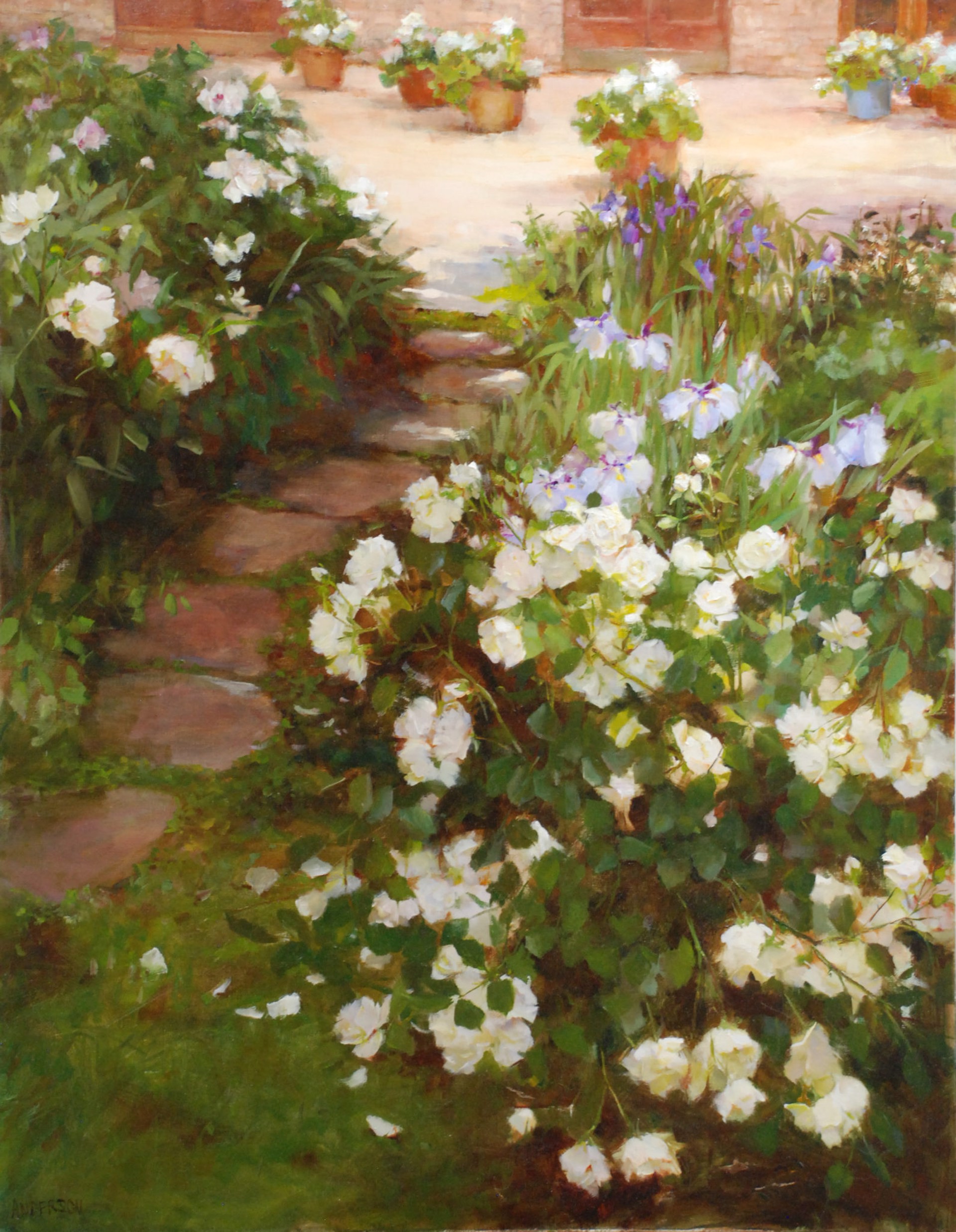 Sunlit Patio by Kathy Anderson