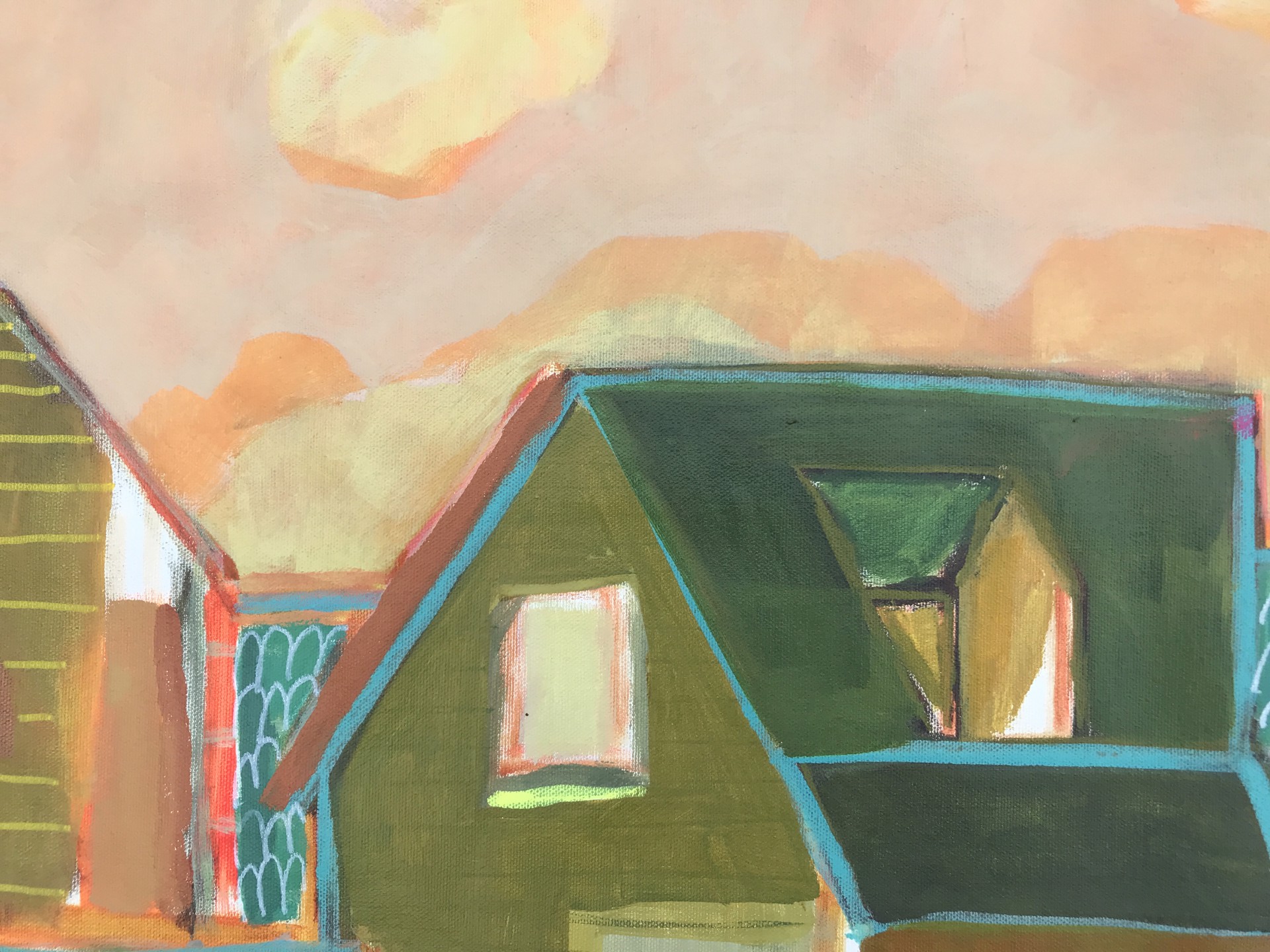 Hope Town with Cottages, Elbow Cay by Rachael Van Dyke