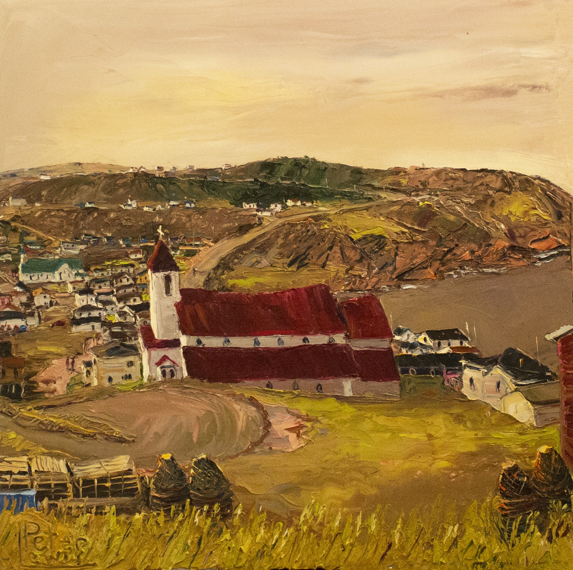Church Hill Road; Bay de Verde by Peter Lewis