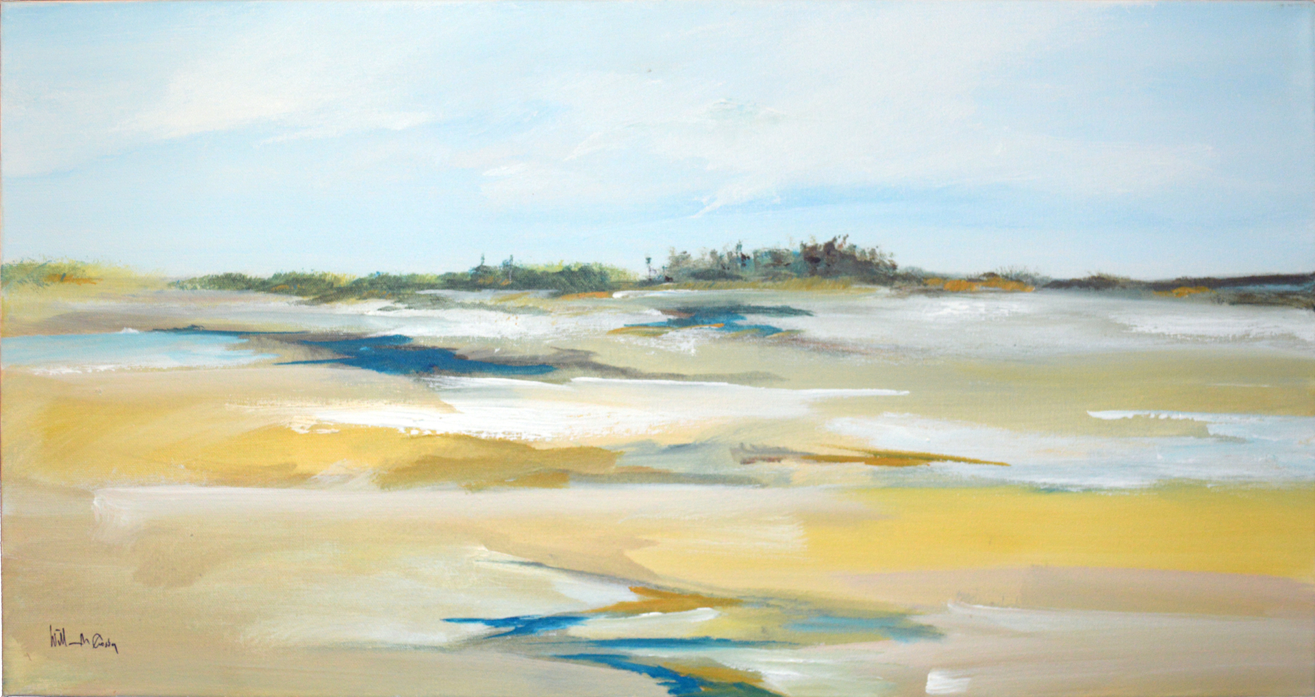 Beach I by William Crosby Small Works Portland Art Gallery