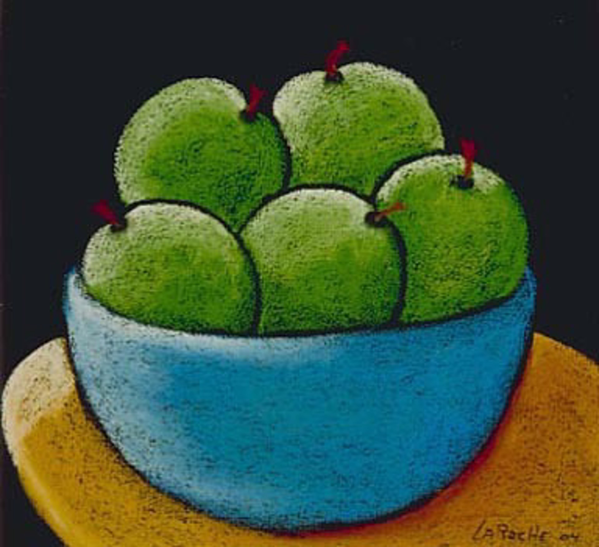 Granny Smith Apples by Carole LaRoche