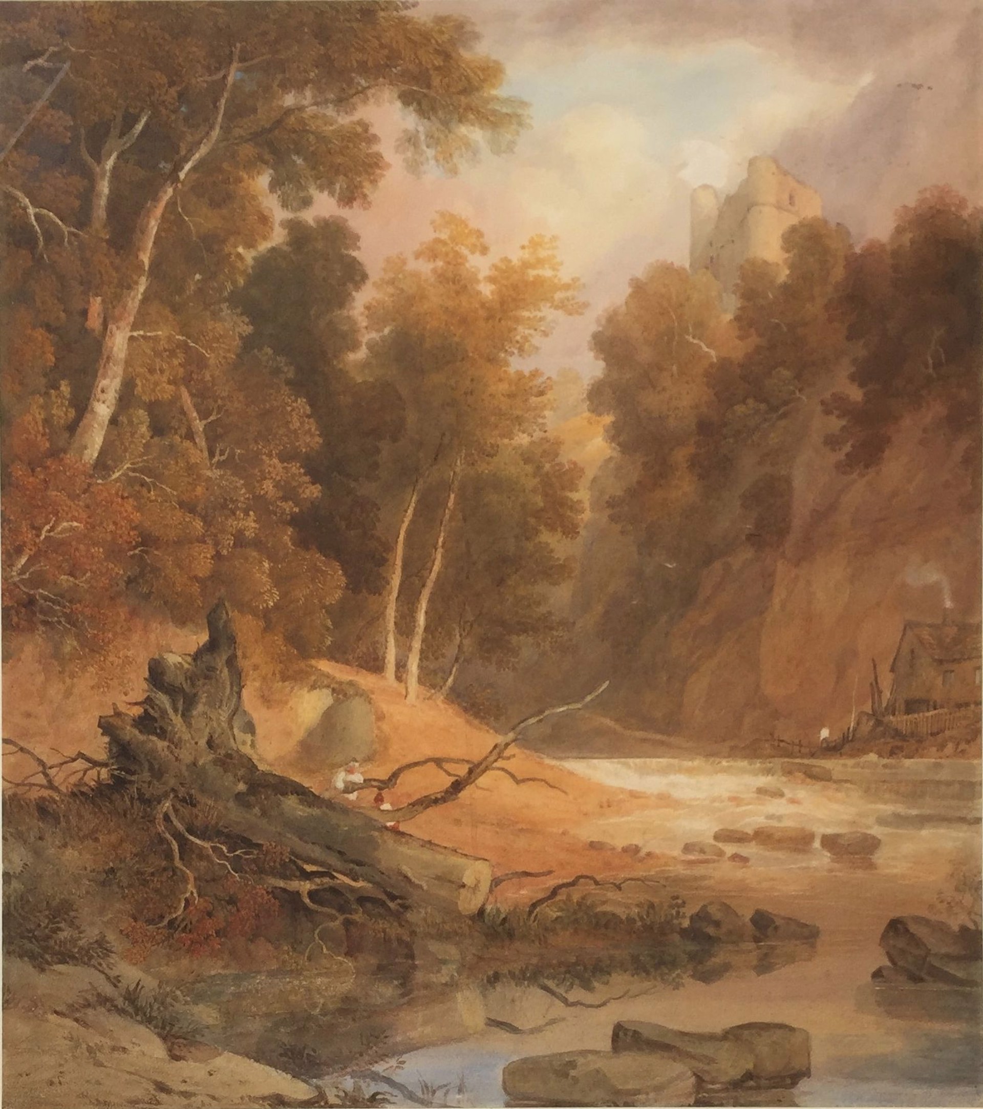 Landscape with Fallen Tree by William Havell (1782-1857)