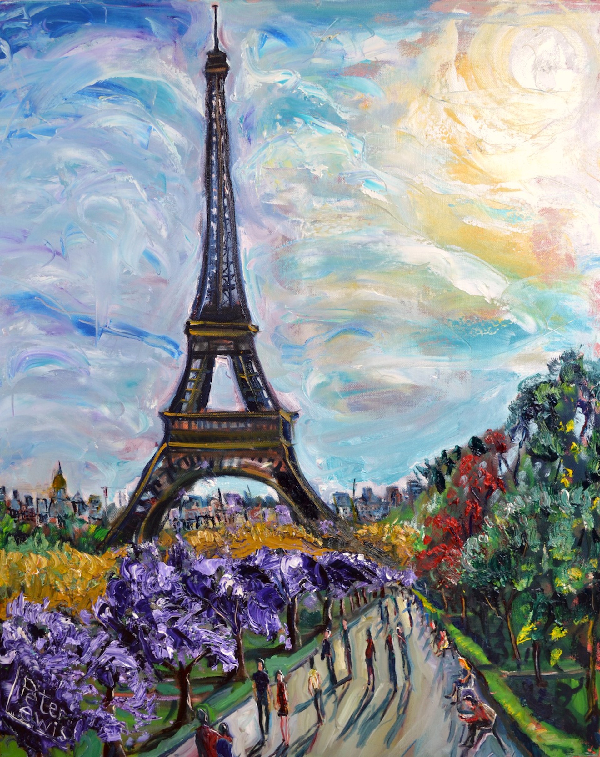 Paris en Fleurs by Peter Lewis