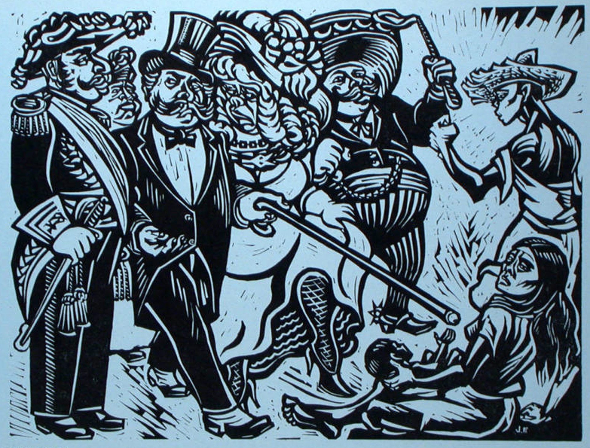 Sociedad Porfiriana by Jesús Escobedo
