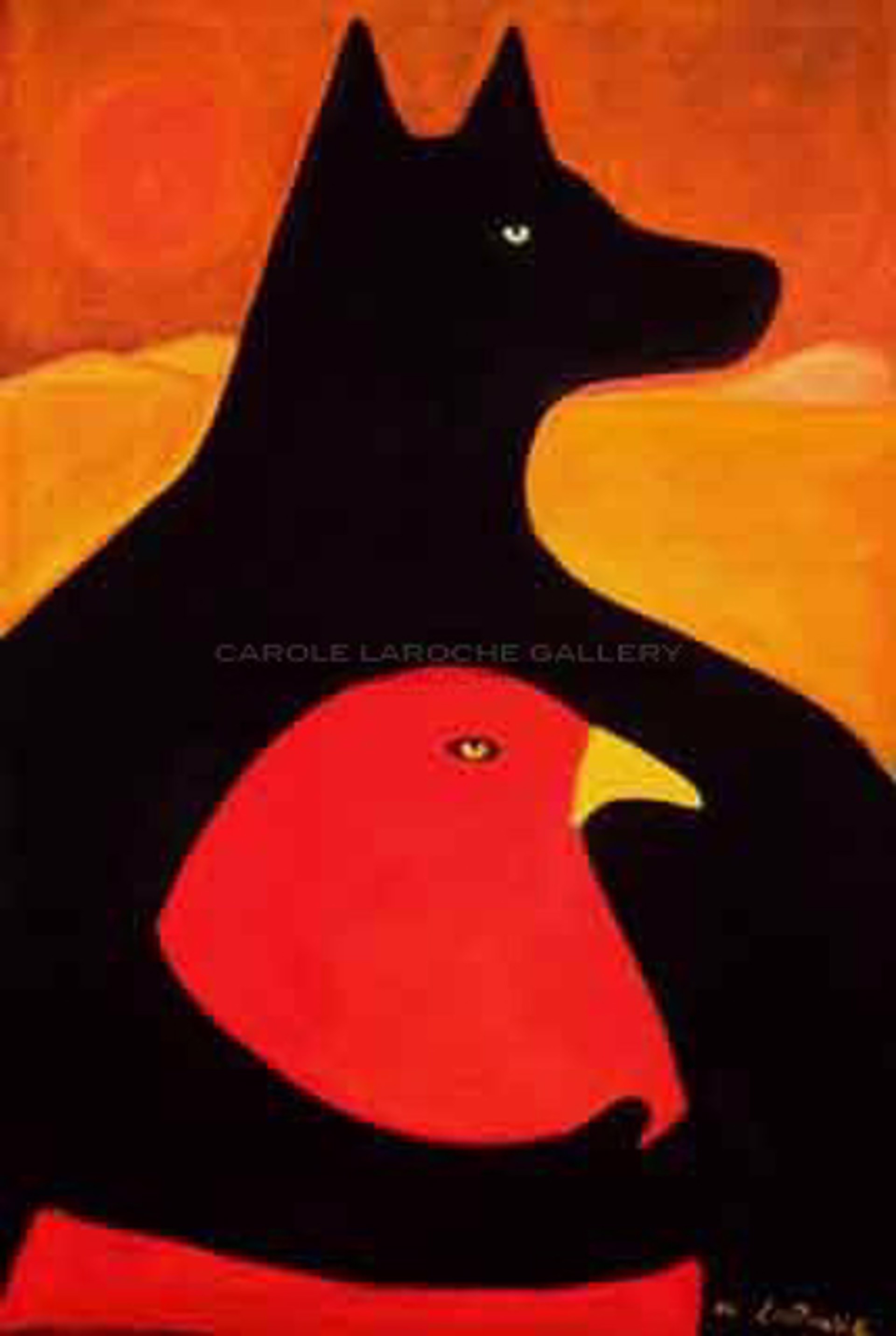 The Protector giclee on canvas Med. 38/50 by Carole LaRoche
