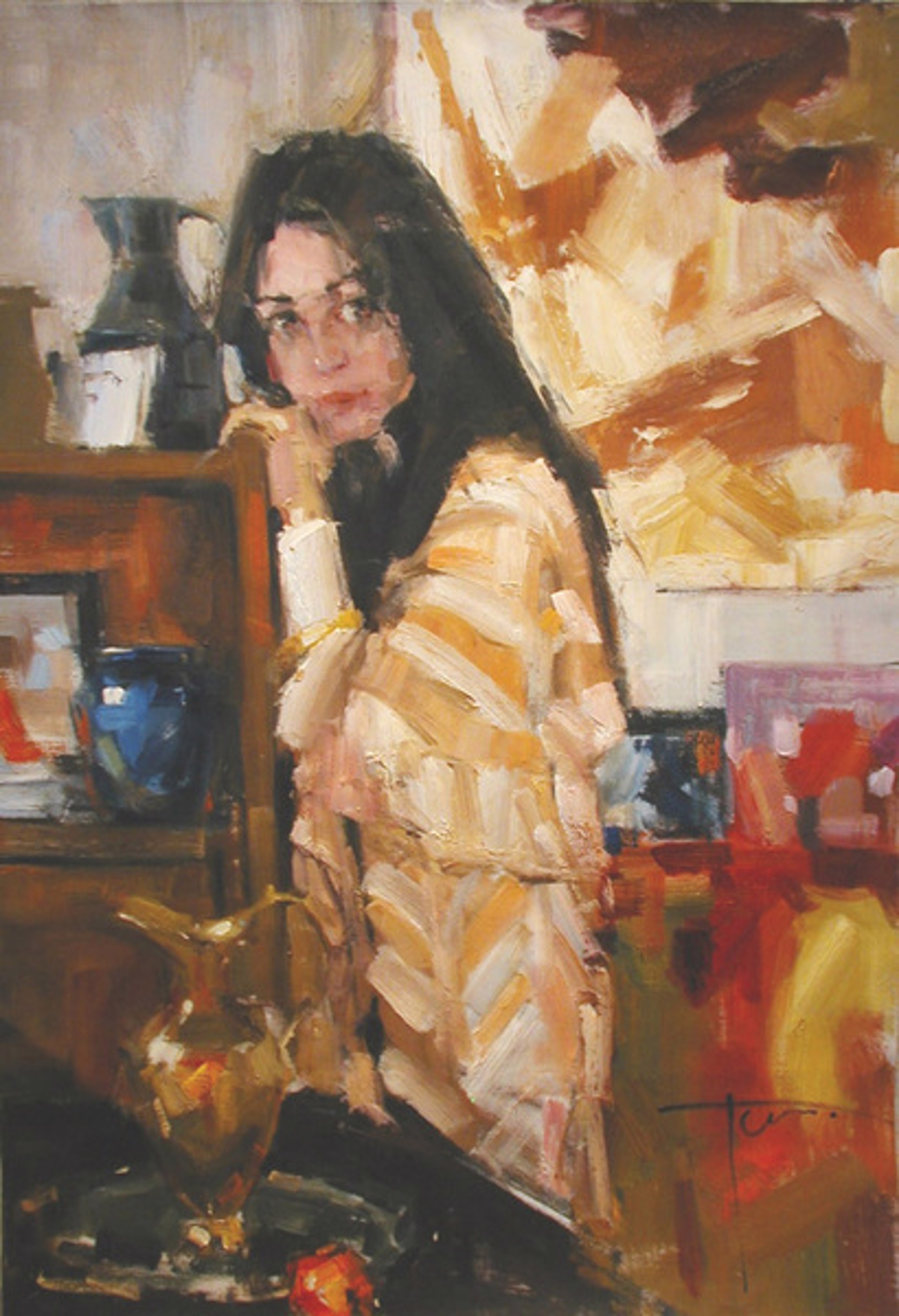 Woman in Interior by Yana Golubyatnikova