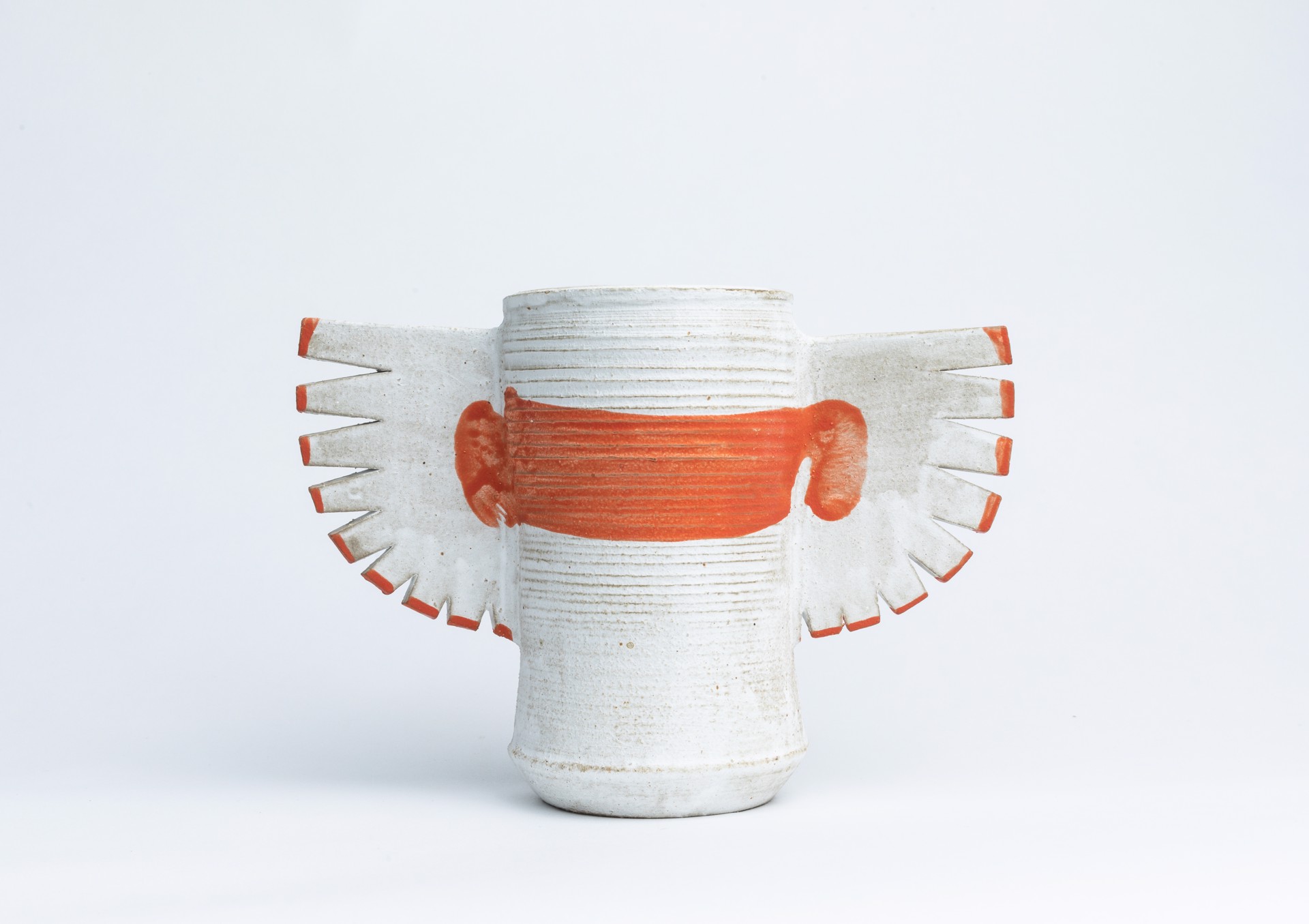 Winged Trophy Vase II by Glory Day Loflin Ceramics