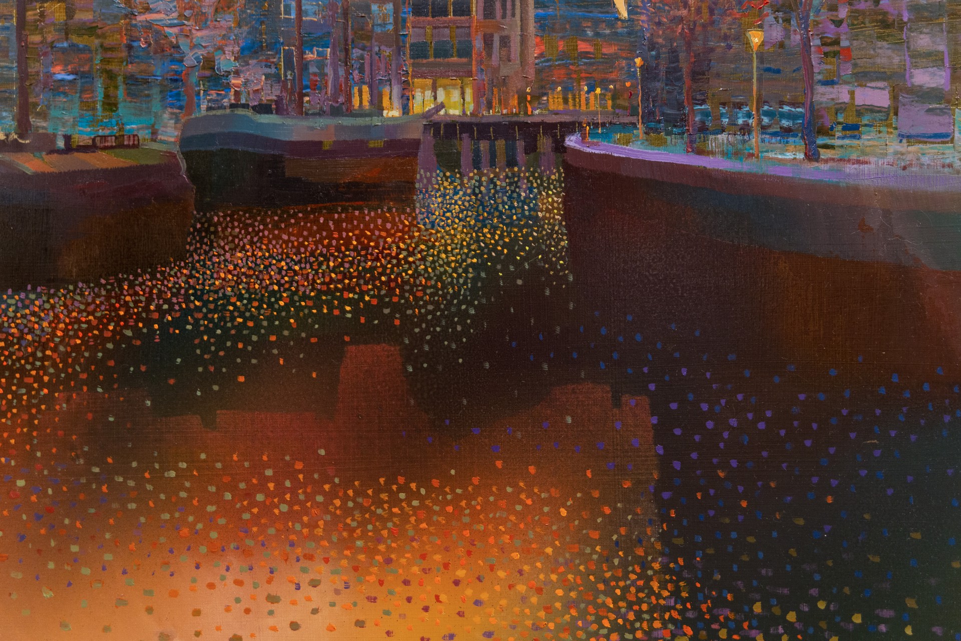 Old Harbor Town by Ton Dubbeldam
