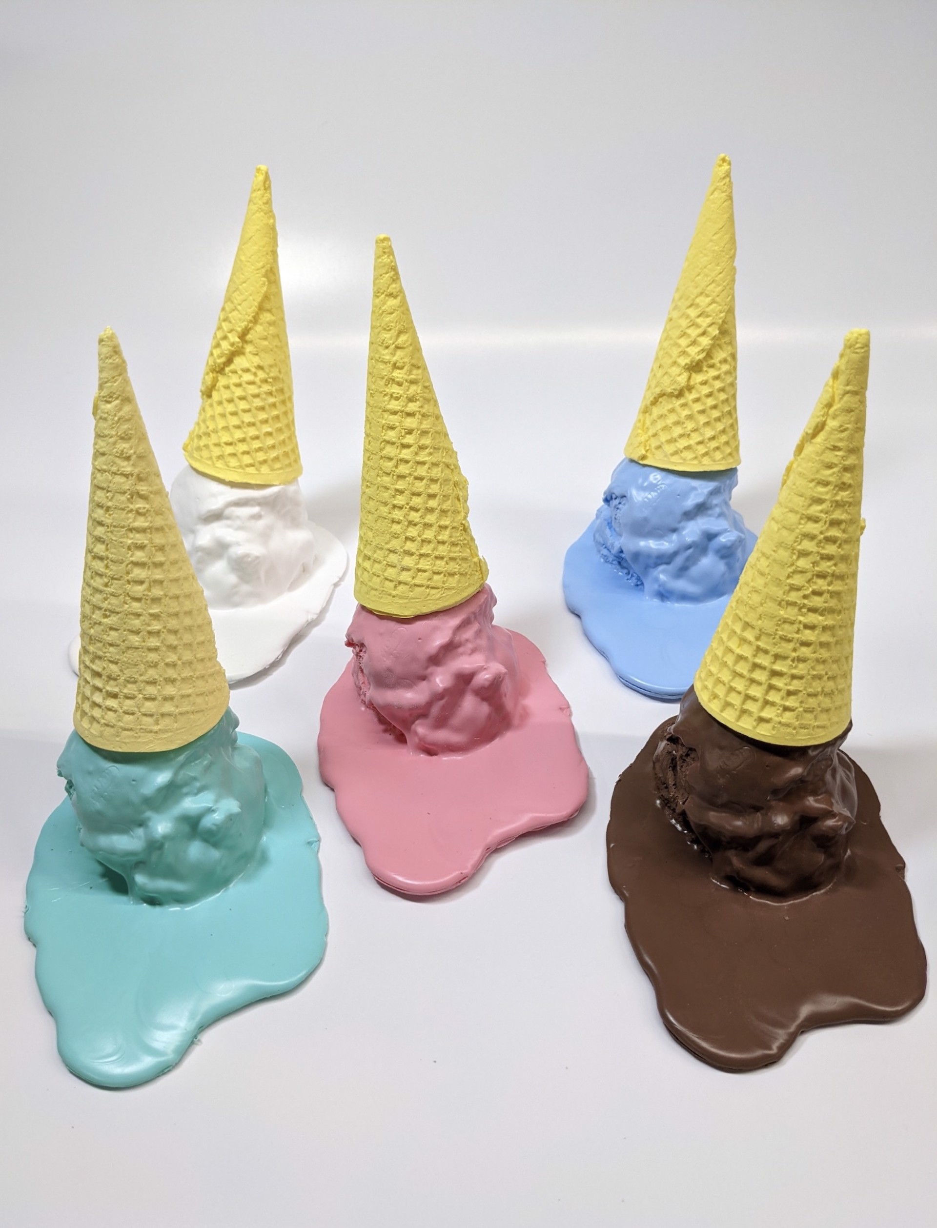 Melty Puddle Scoop Pointy Cone #1 by Jourdan Joly