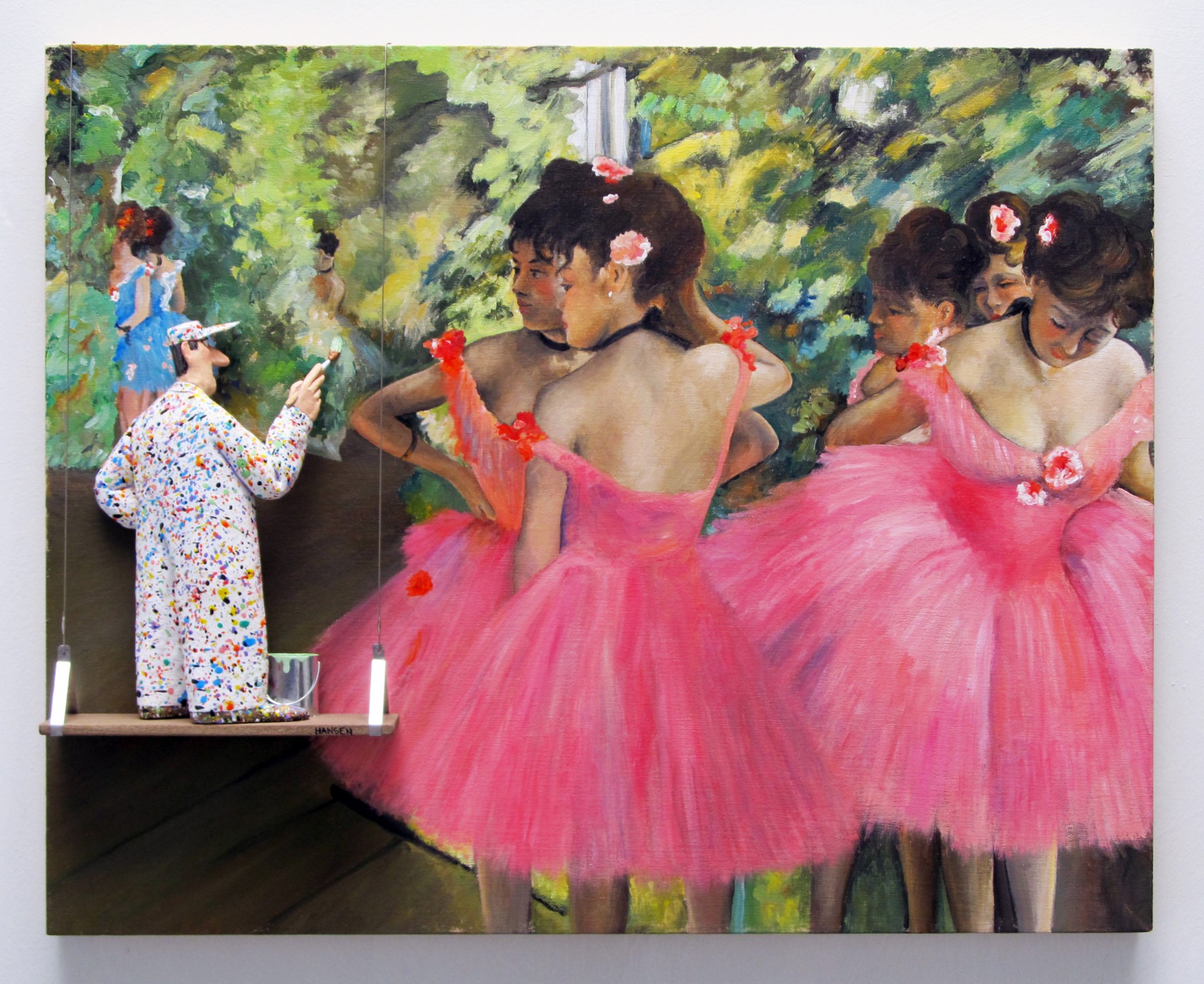 Dancers in Pink, Edgar Degas by Stephen Hansen