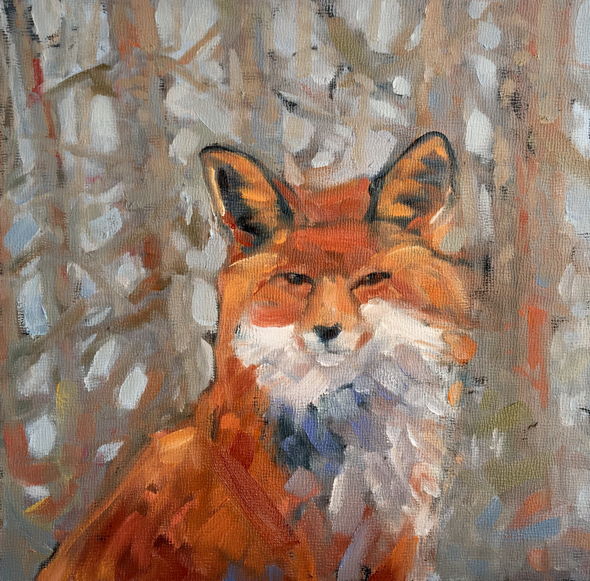 Winter Fox by Deb Komitor