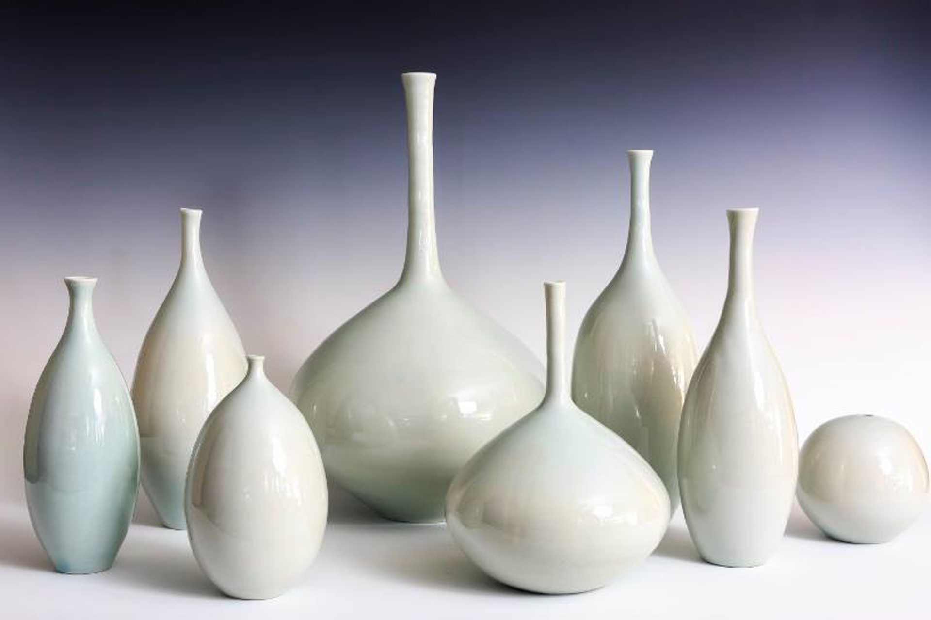 Porcelain Bottles by Ann John