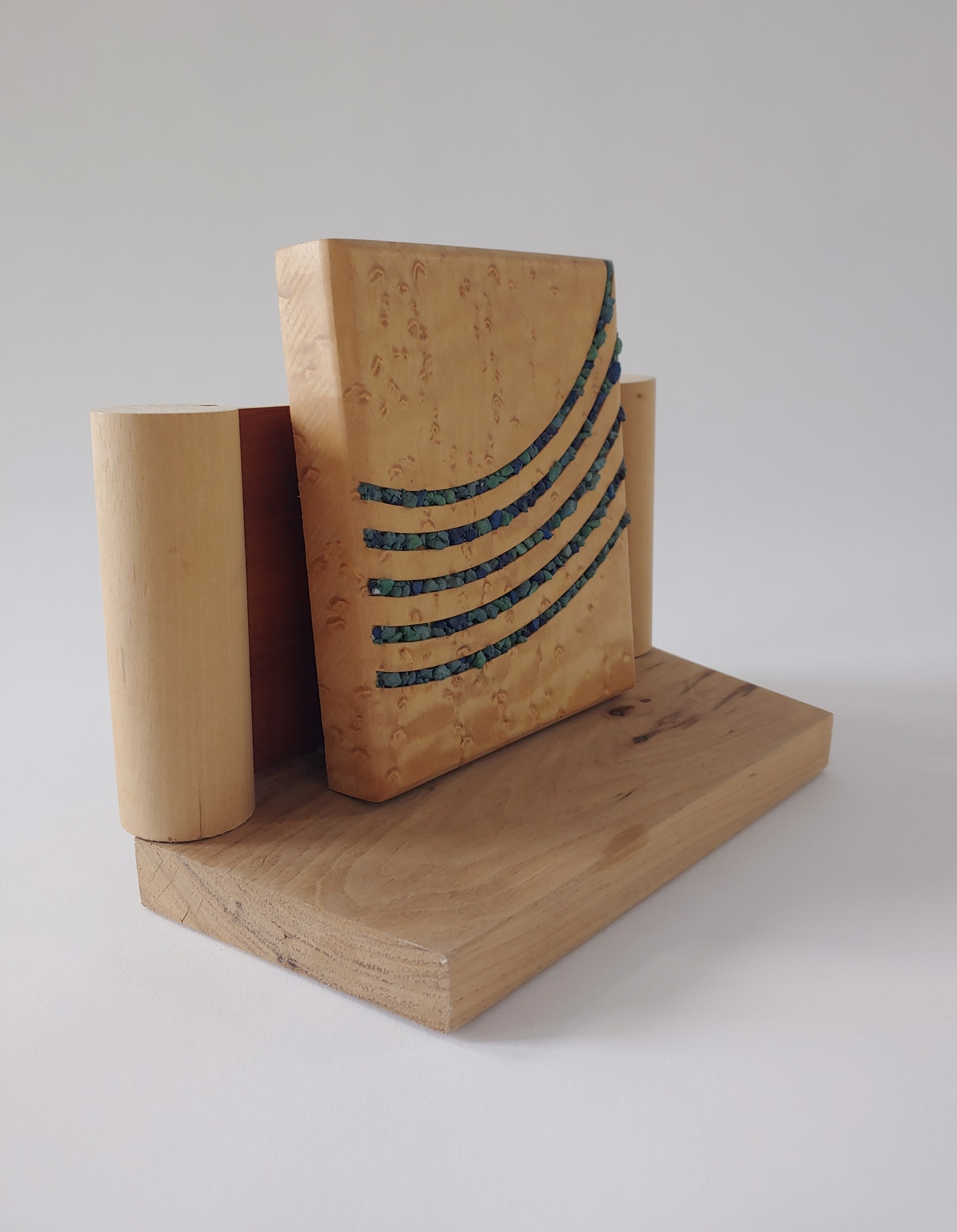 Concurrent Fragment - Wood Sculpture by David Amdur