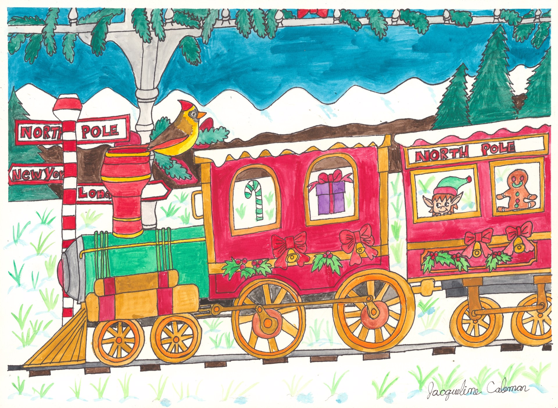 Train to the North Pole by Jacqueline Coleman