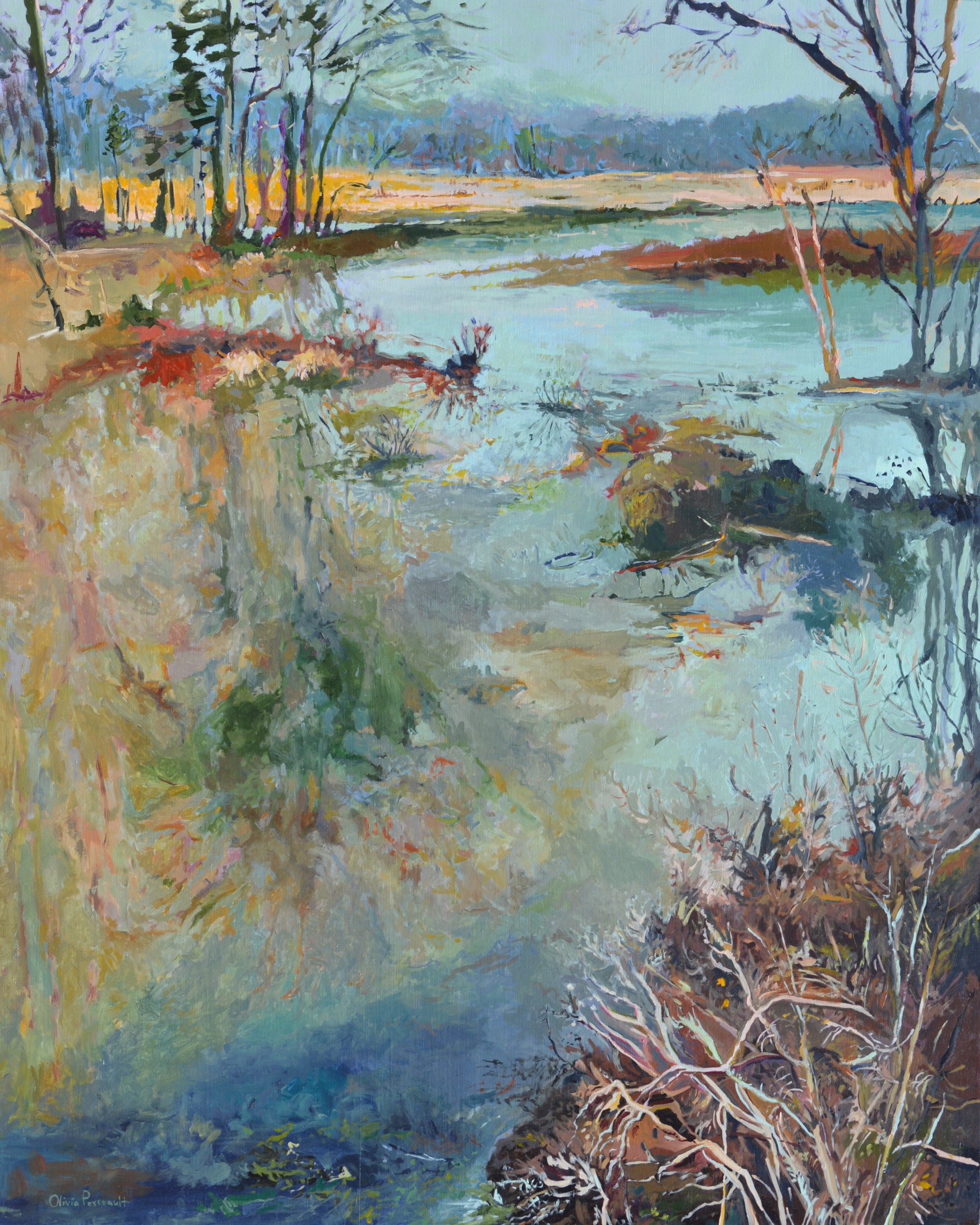 Winter Wetlands by Olivia Perreault