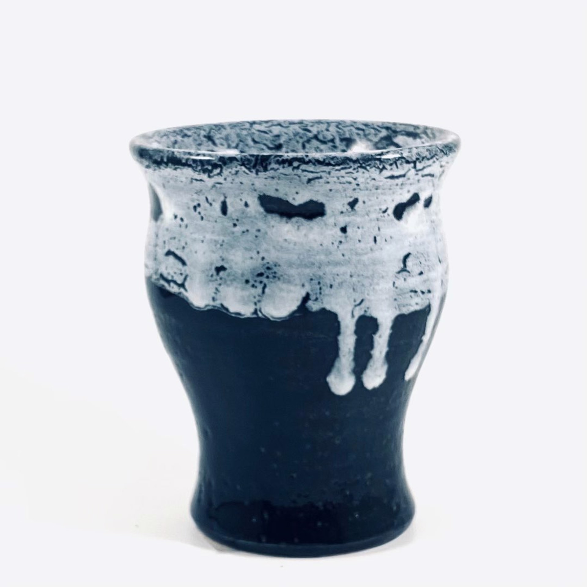 SB21-5 Black and White Drip Cup by Silas Bradley