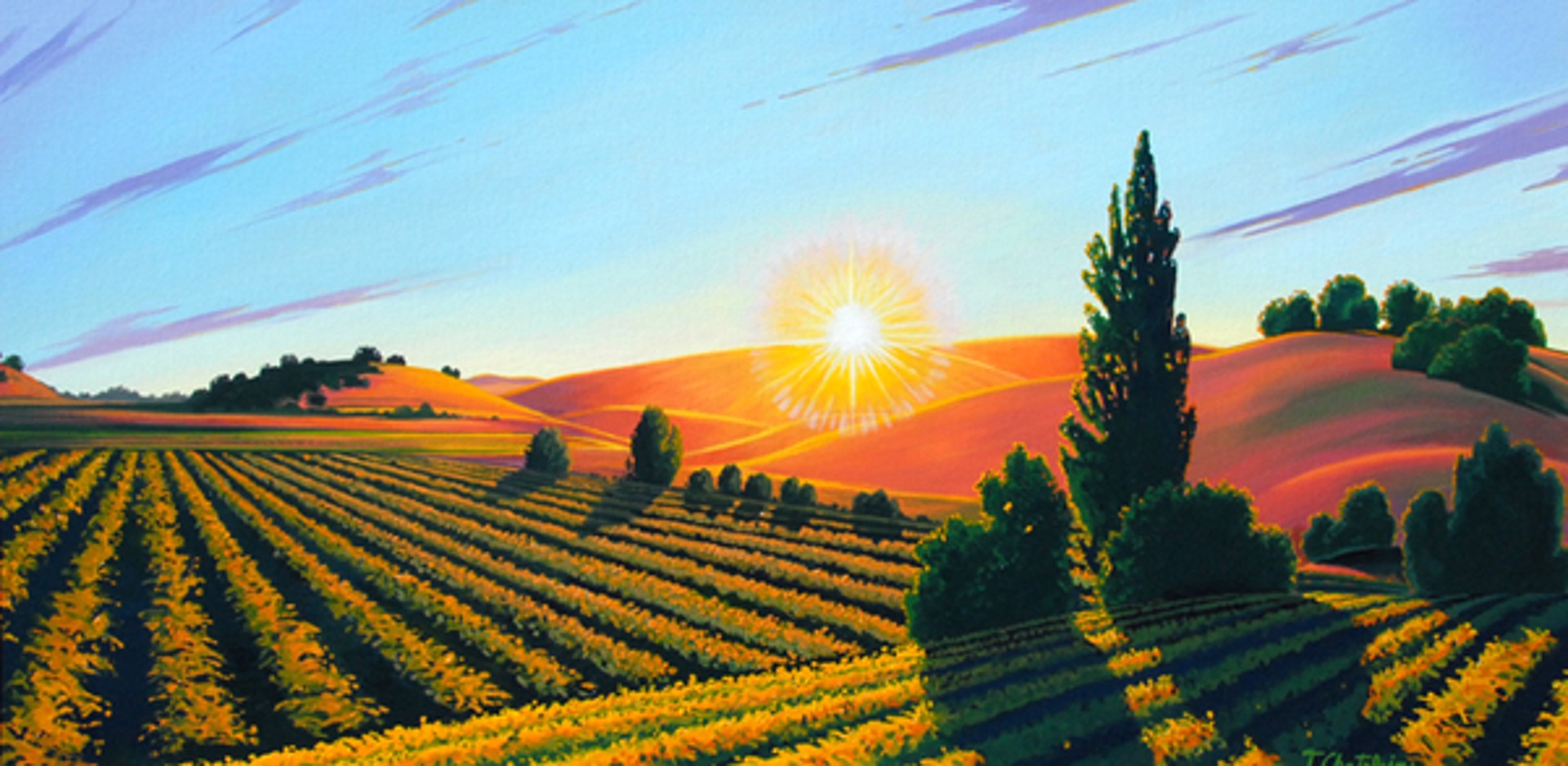 Sonoma Sunrise 4010 by Thierry Chatelain