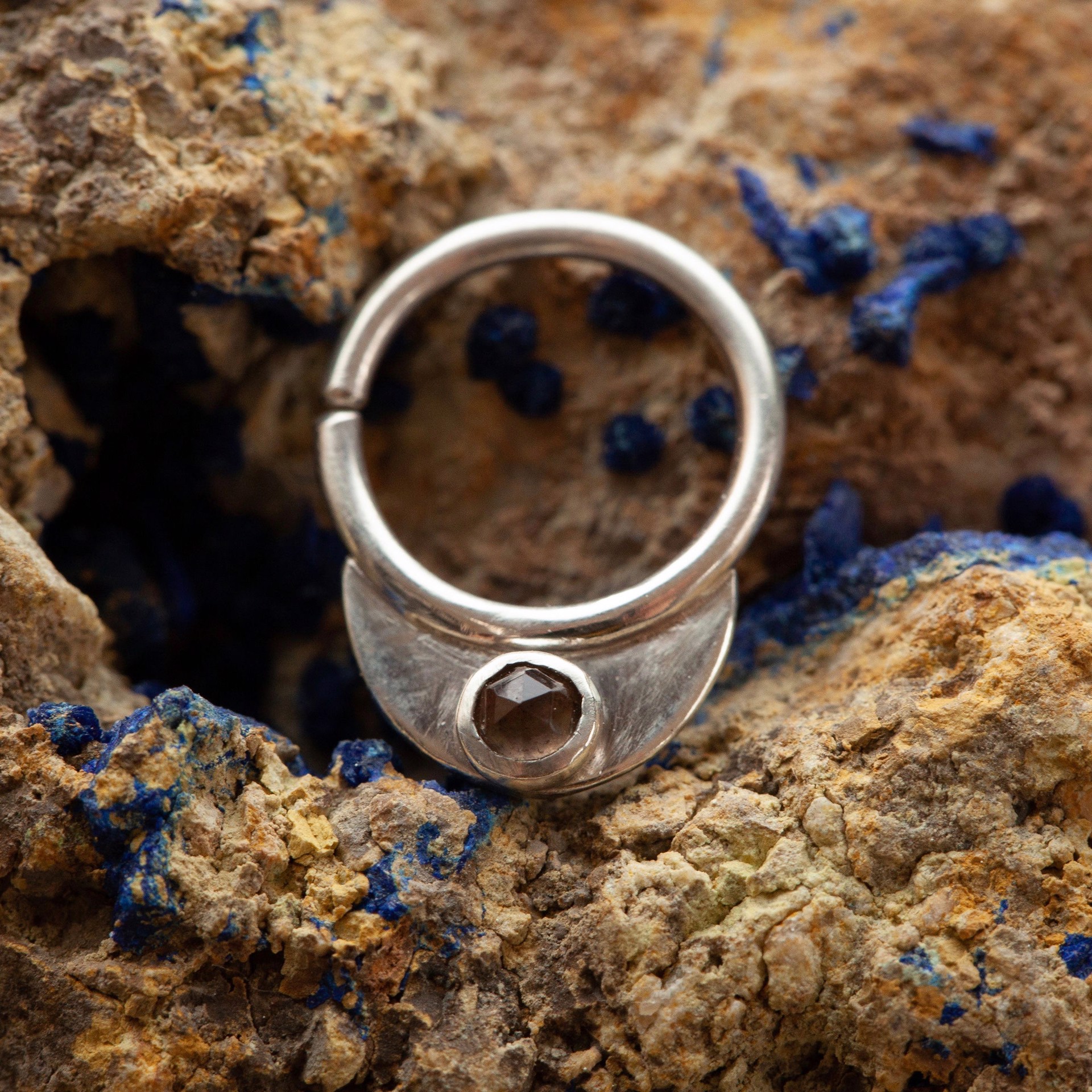 Rahu Septum Ring - Sterling / 18 by Clementine & Co. Jewelry