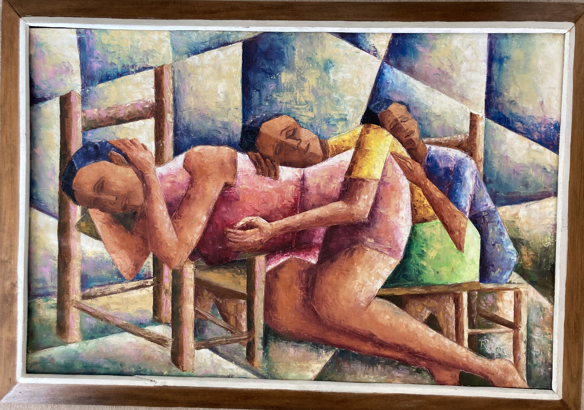 La Siesta #1LNY by Raymond Malval (Haitian, 1932-?)
