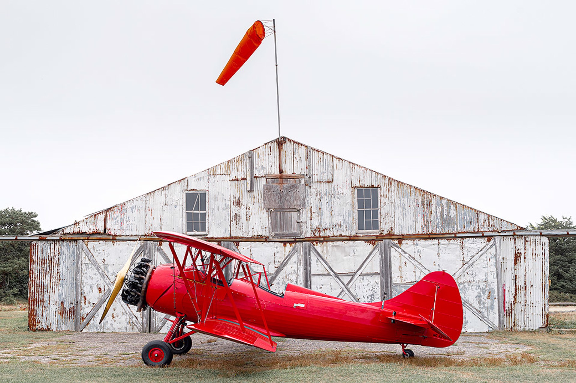 Classic Aviators Biplane, Katama Airfield by Alison Shaw