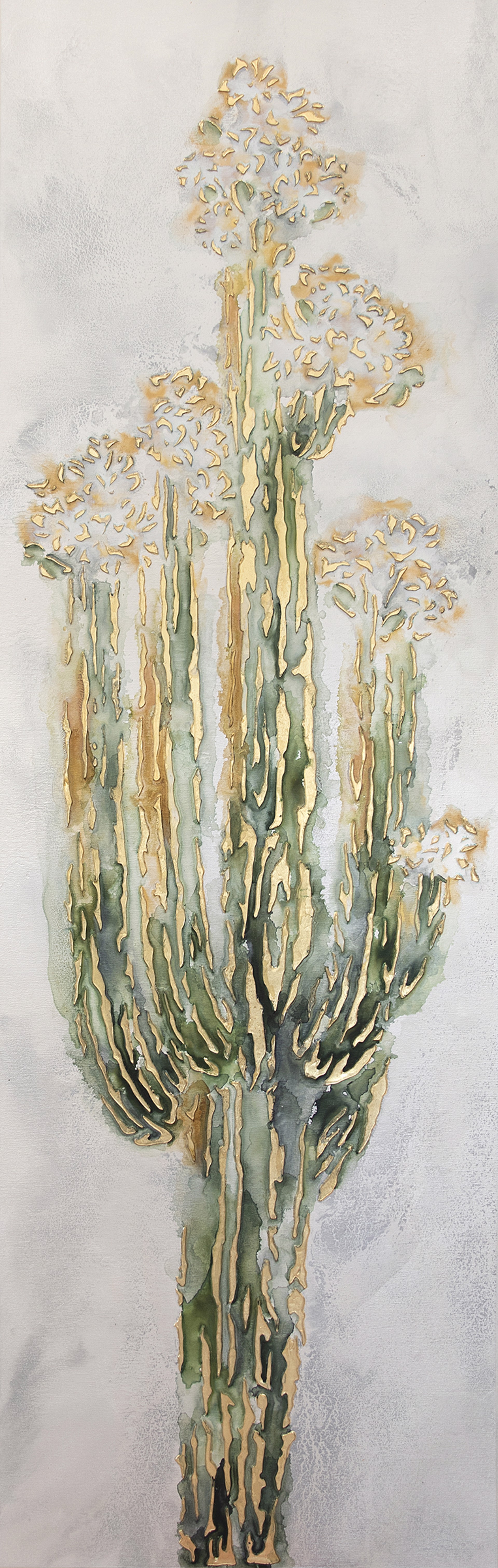 Blooming Saguaro by Leah Rei