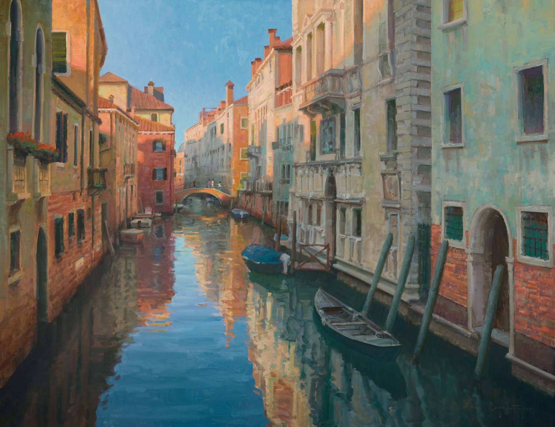 Evening Walk in Venice by Bryan Mark Taylor