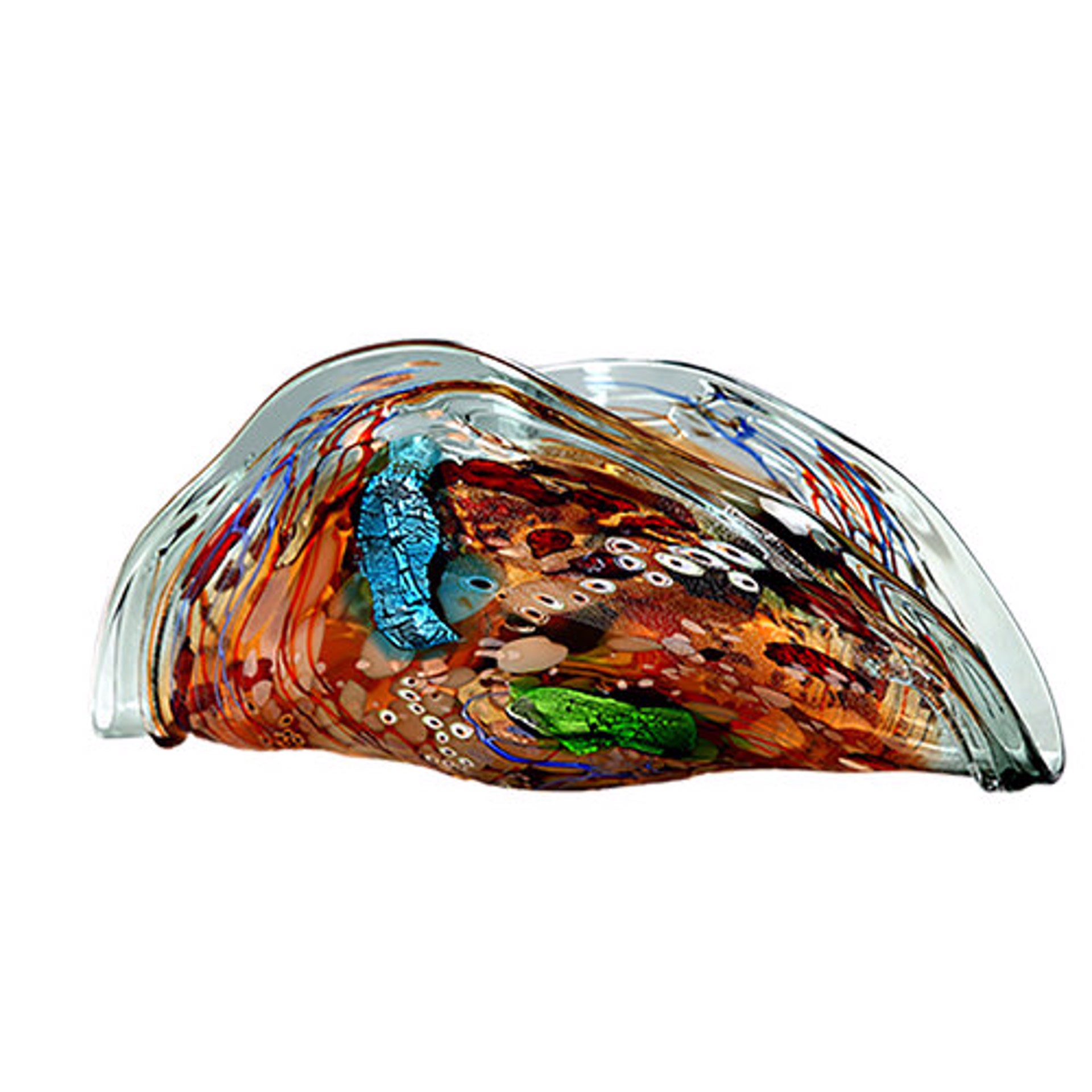 Color Mosaic Shell by Art Glass