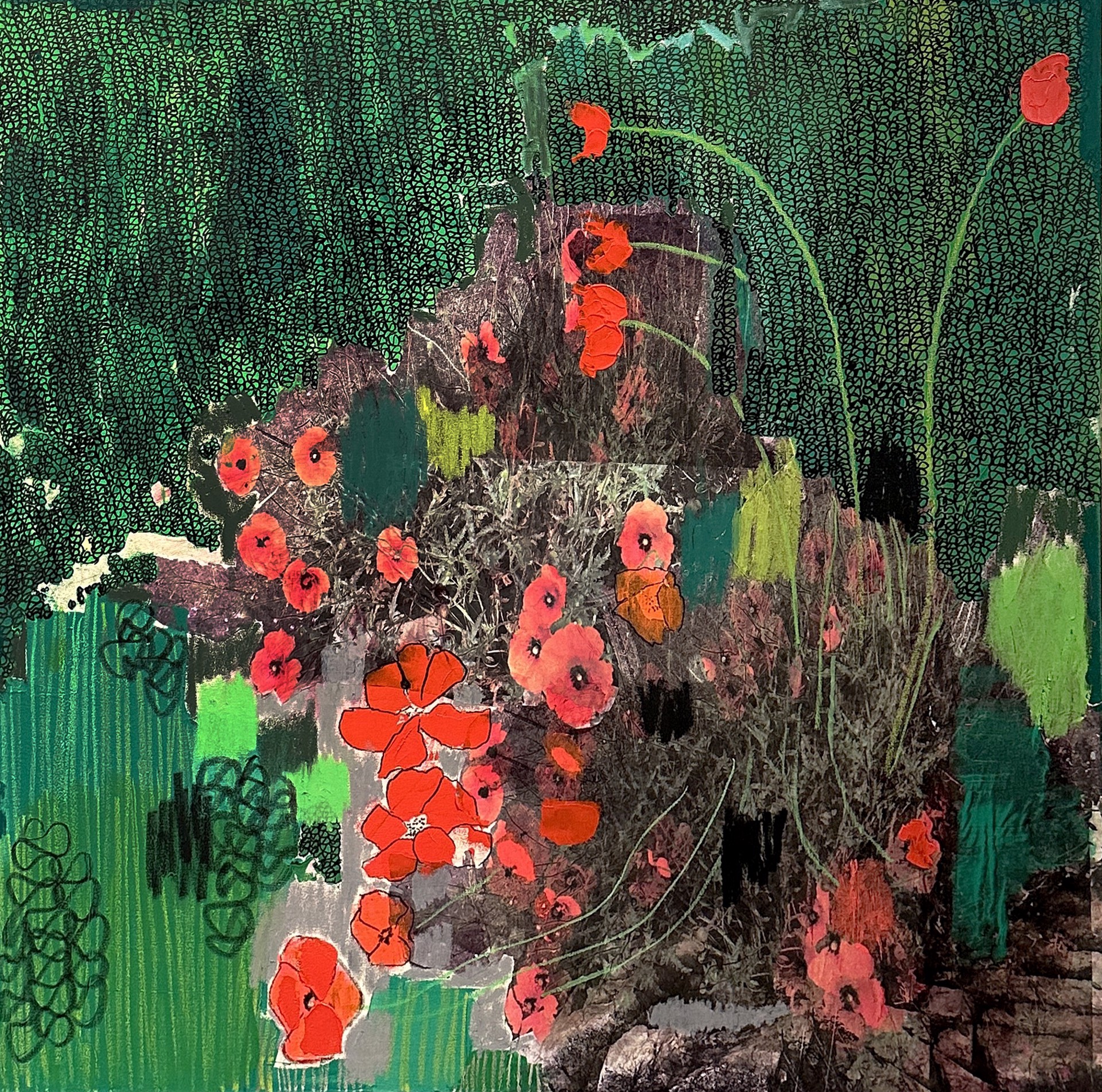 Untitled Poppies #25 by Jonathan Paul Jackson