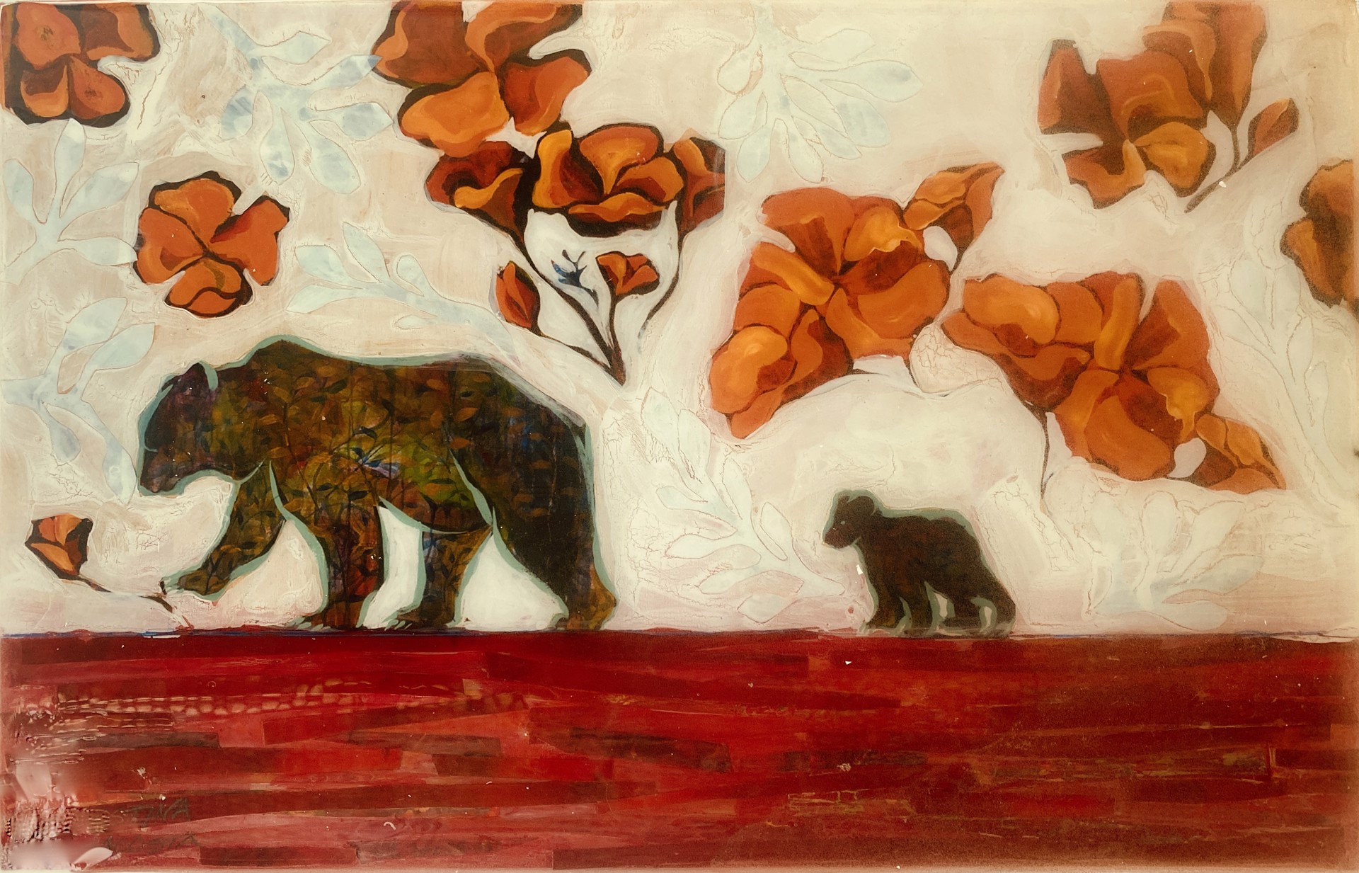 California Mama (collage original) by Cristina Acosta