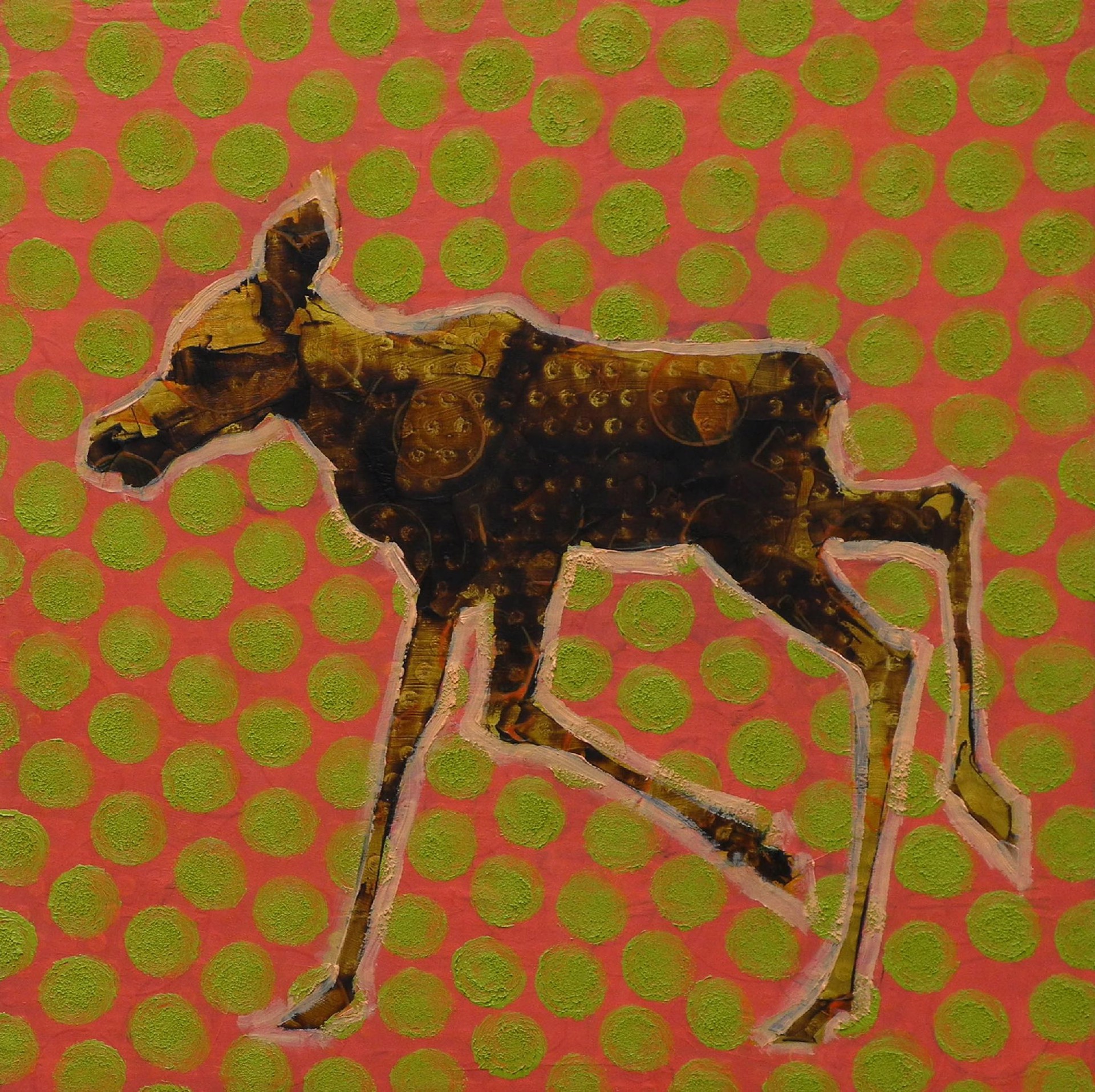 Animal Painting #019-1729 by Les Thomas