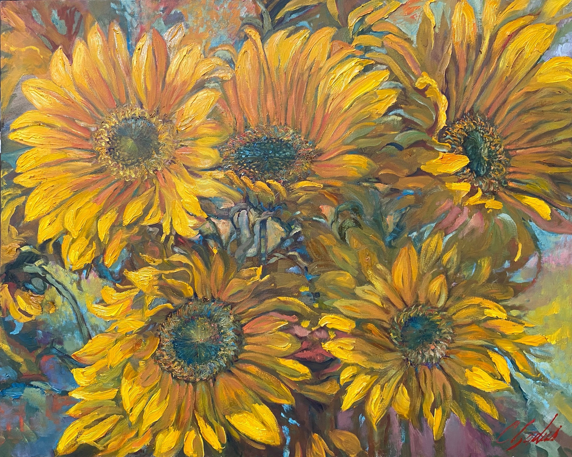 Yellow Bouquet #1 by Carrie Jadus
