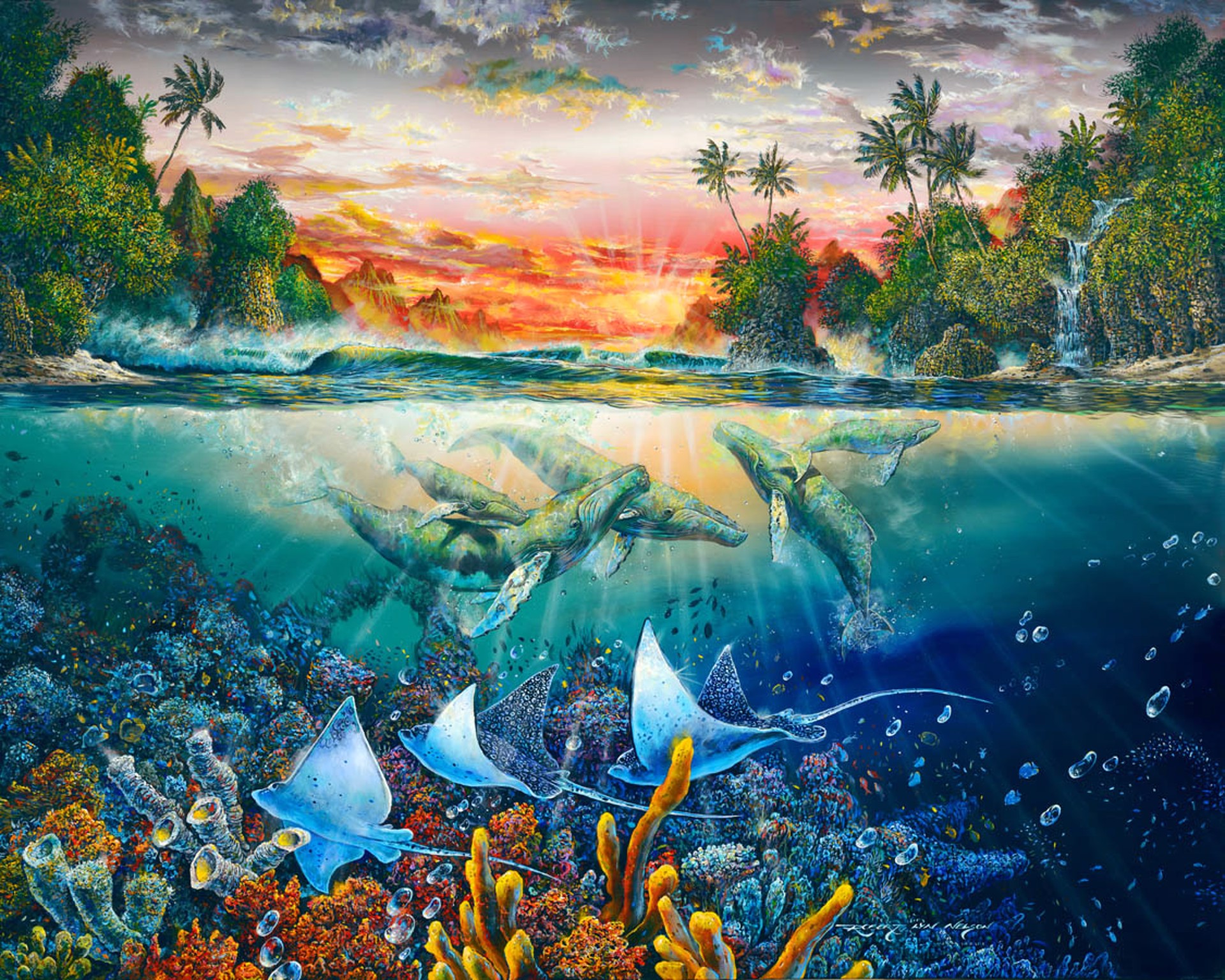 Nahiku's Secret Cove by Robert Lyn Nelson