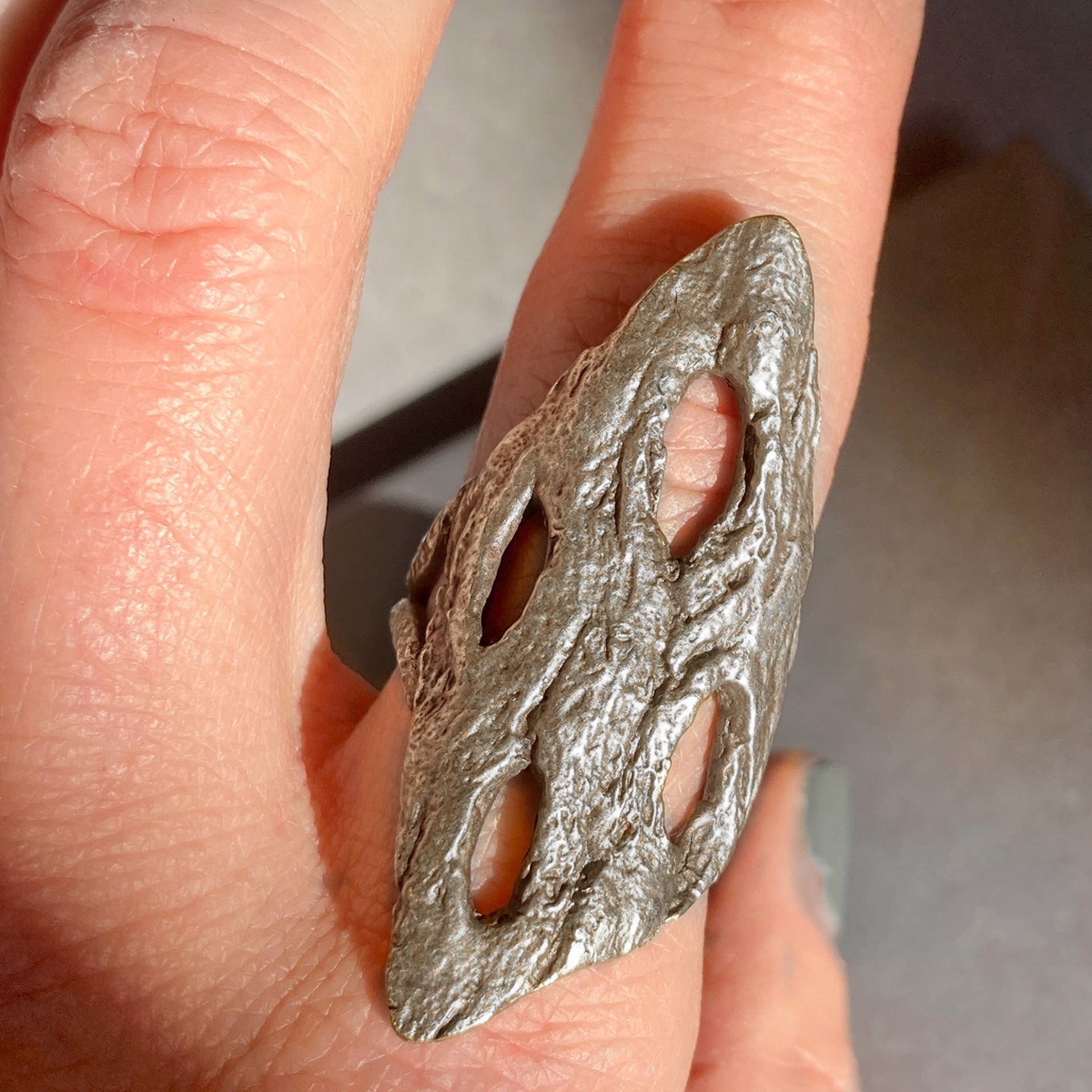 Cholla Cactus Ring - 6 / Silver by Clementine & Co. Jewelry